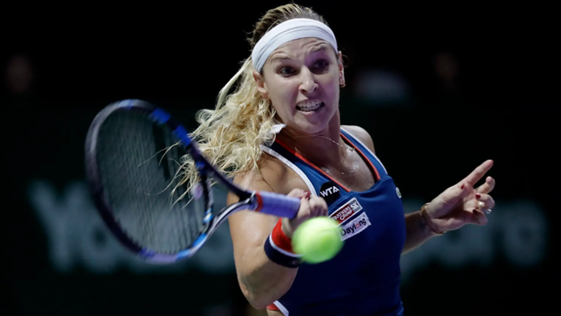 Dominika Cibulková na Turnaji majsteriek v Singapure.