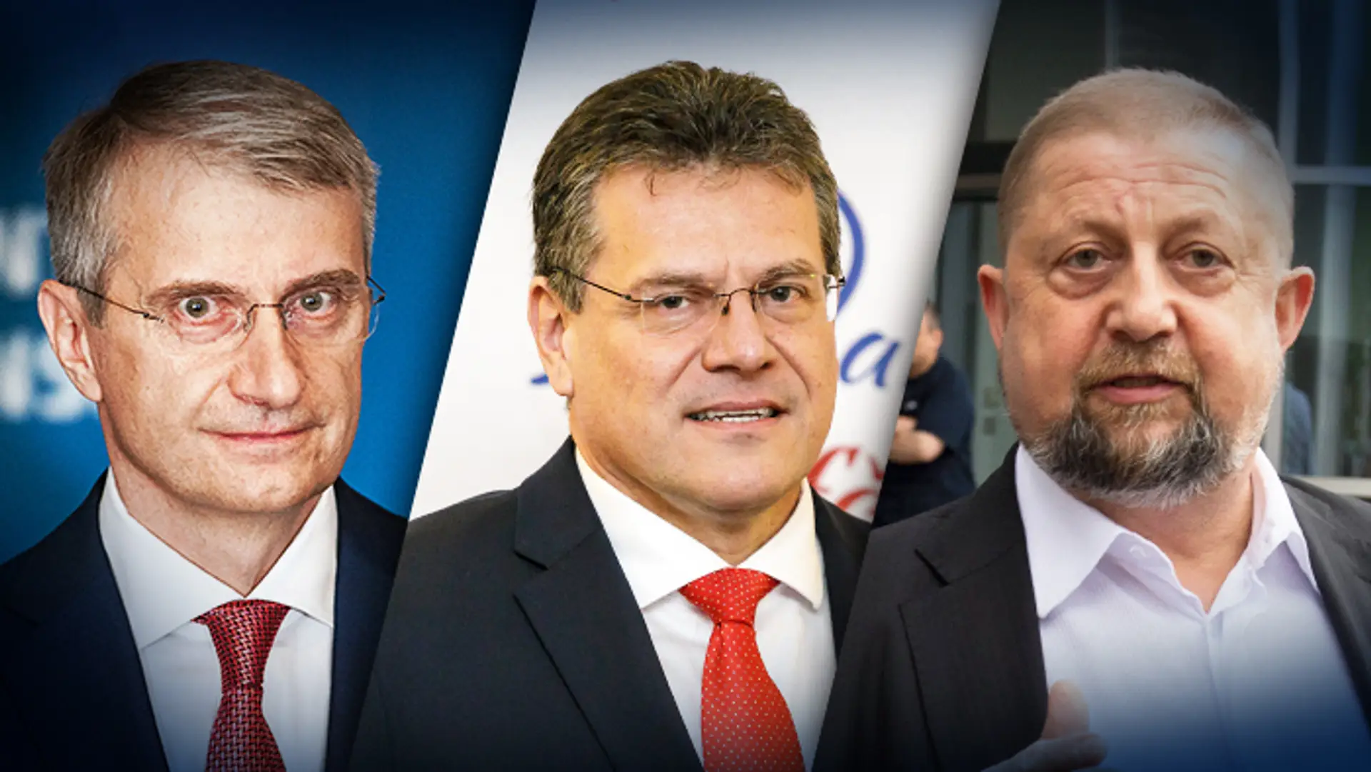Róbert Mistrík, Maroš Šefčoviť, Štefan Harabin