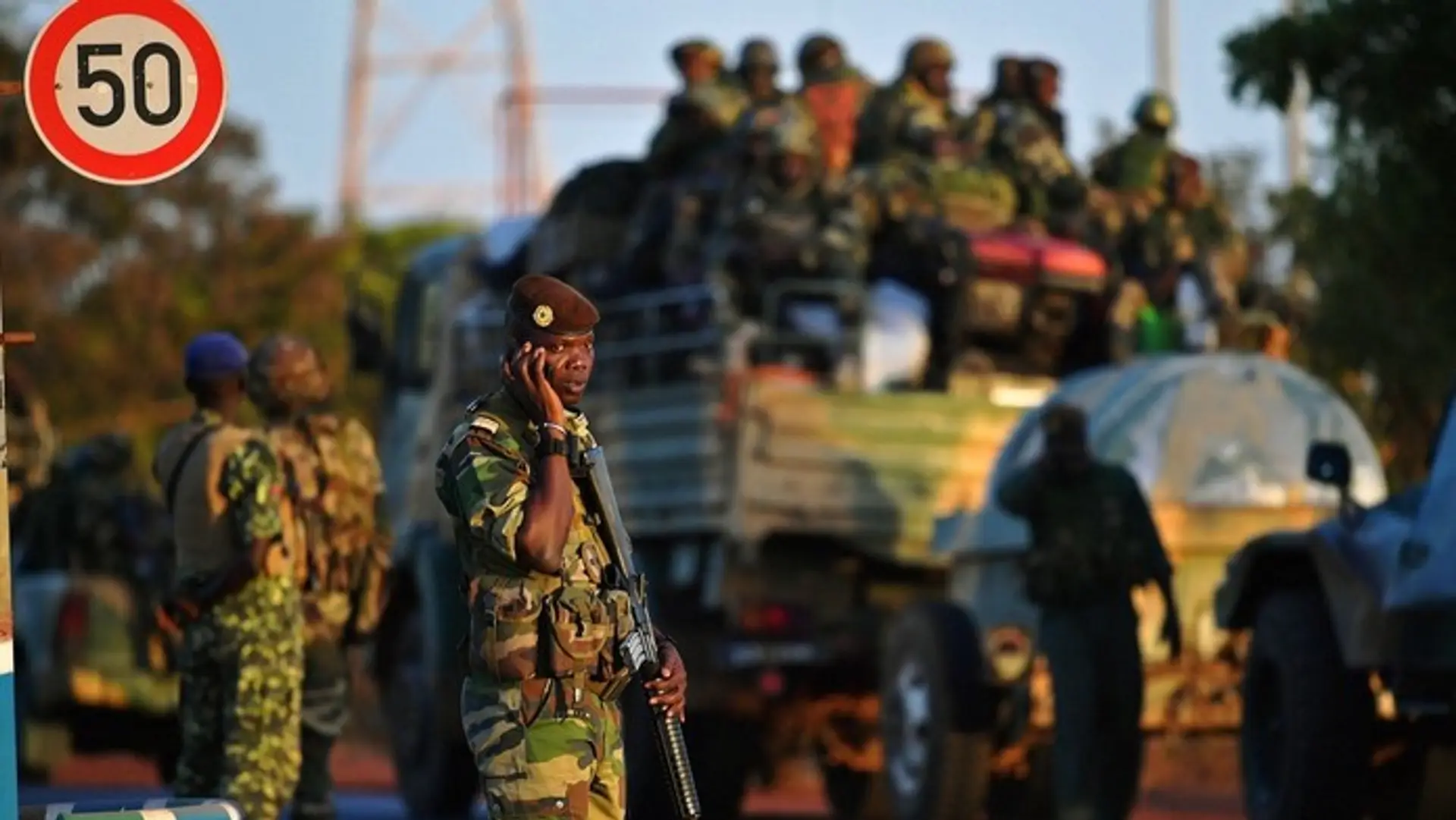 Senegalskí príslušníci jednotiek ECOWAS