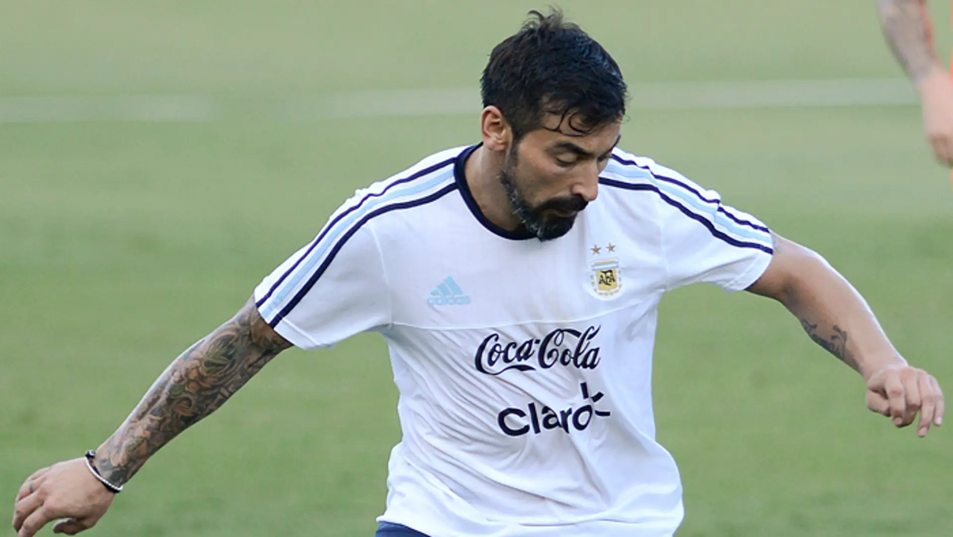 Argentínsky hráč Ezequiel Lavezzi na archívnej snímke.