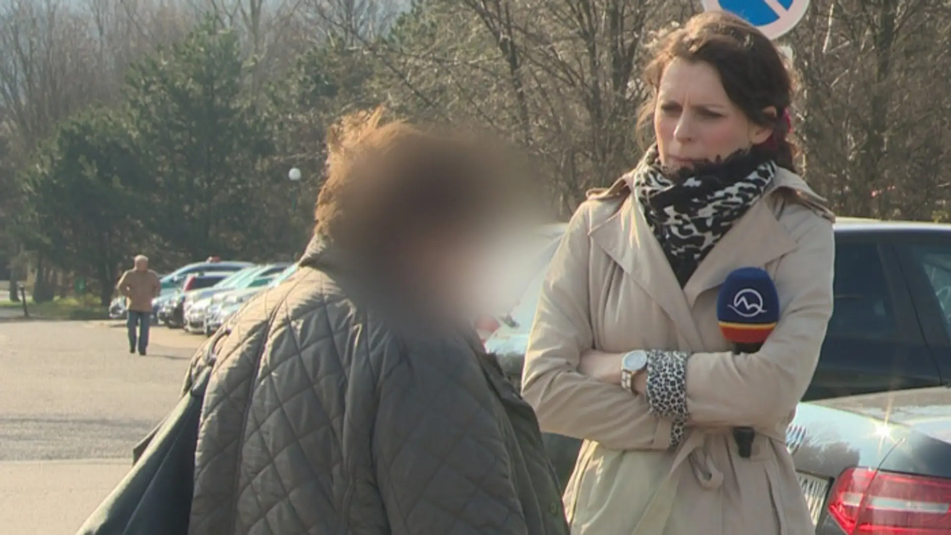 Reportérka magazínu Reflex Ivana Krejčová s konateľku firmy, ktorá organizovala predstavenie muzikálu Anna a Elza.