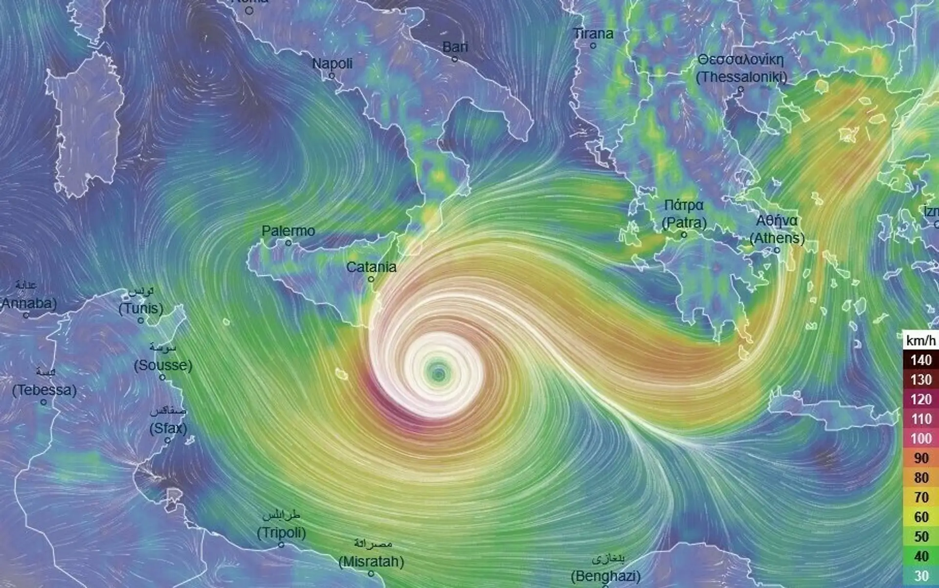 Medián nad Stredozemným morom
