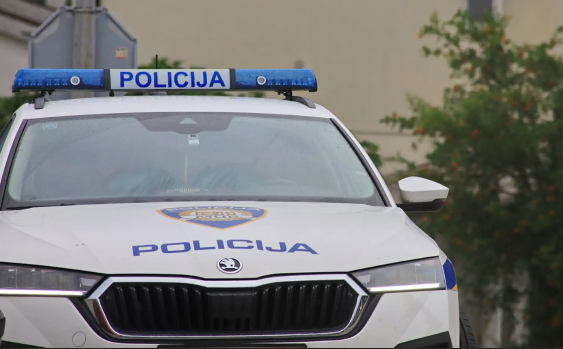 Na snímke vozidlo chorvátske polície.