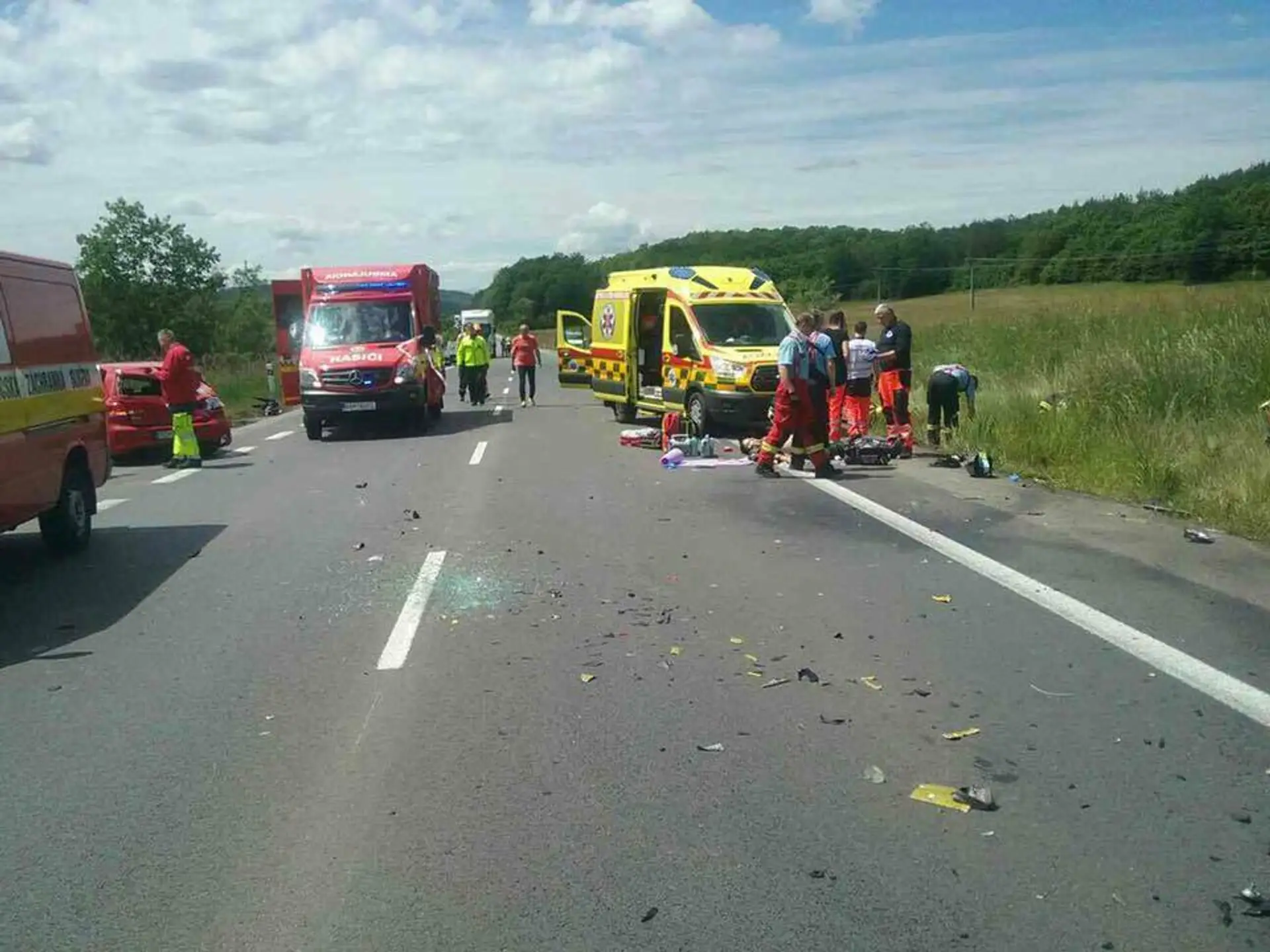Tragická nehoda pri Lieskovci.