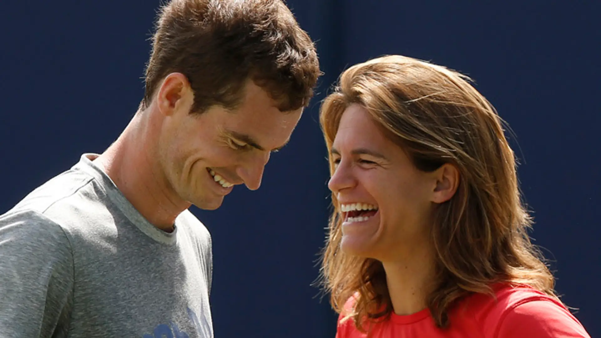 Andy Murray a Amelie Mauresmová.