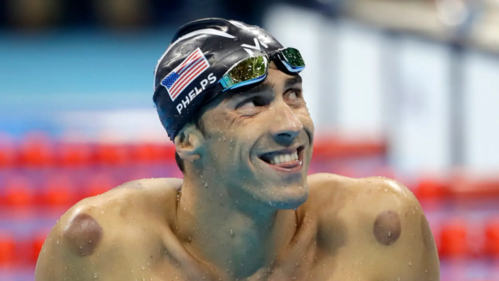 Americký plavec Michael Phelps v Riu.