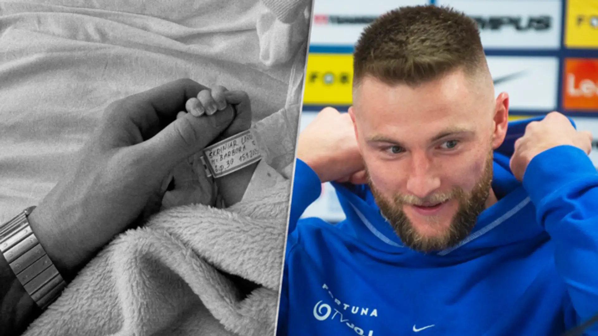 Milan Škriniar sa stal druhýkrát otcom.