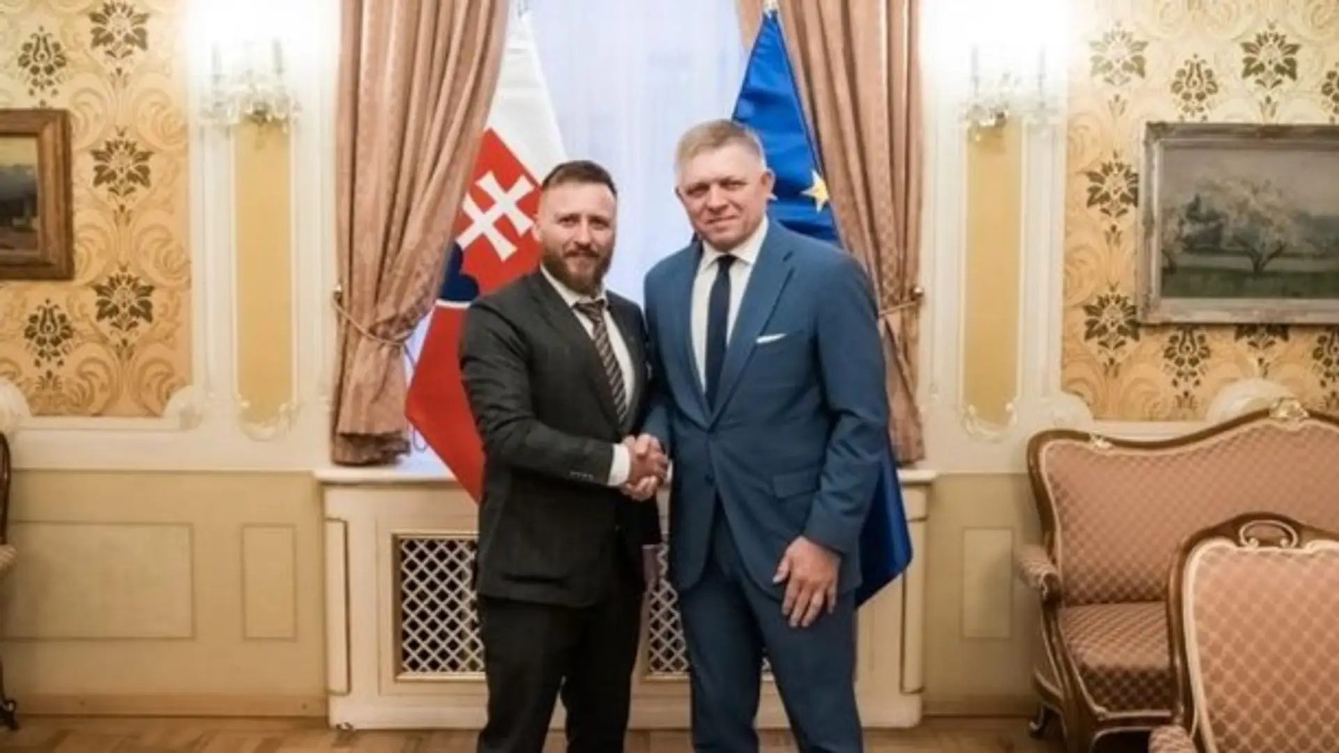 Robert Fico a Peter Kotlár. 