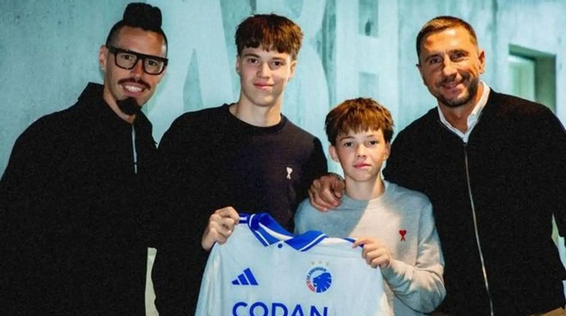 Christian Hamšík (druhý zľava) odíde do zahraničia ešte skôr ako otec Marek. Kedy ho bude nasledovať aj mladší brat Lucas?
