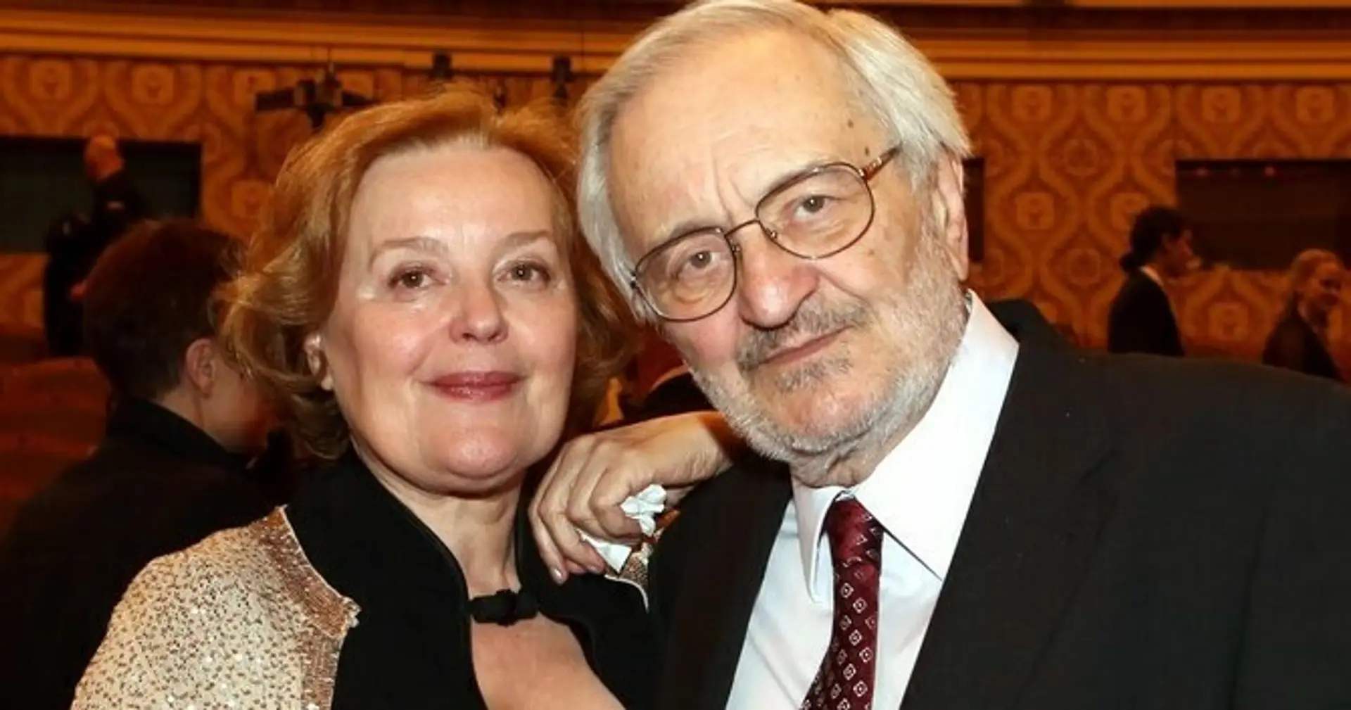Magda Vášáryová s manželom na archívnej snímke.