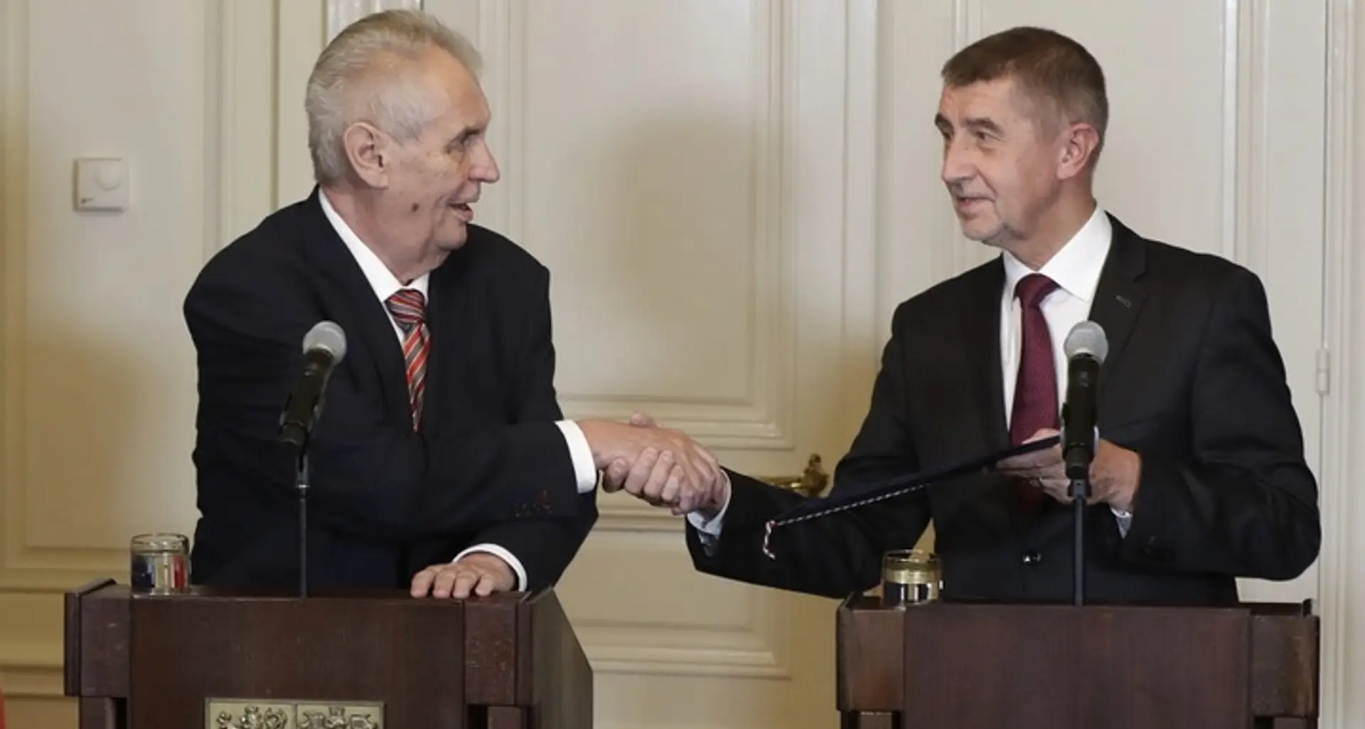 Miloš Zeman a Andrej Babiš.