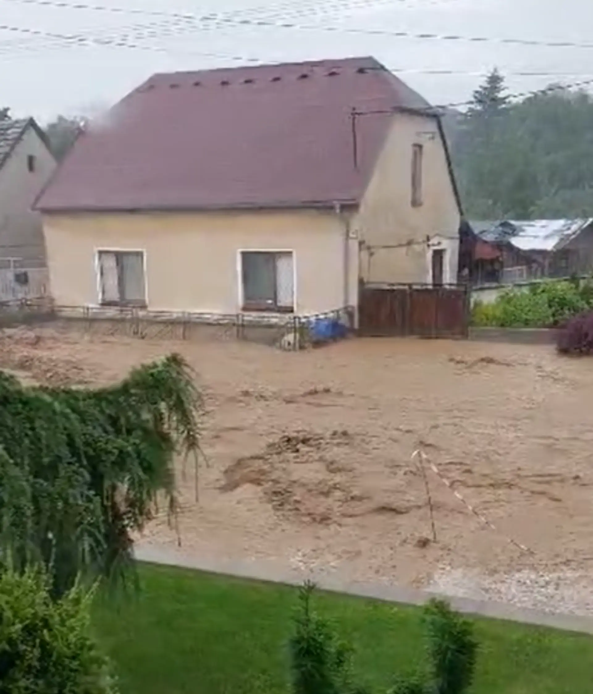 Horná Krupá povodeň