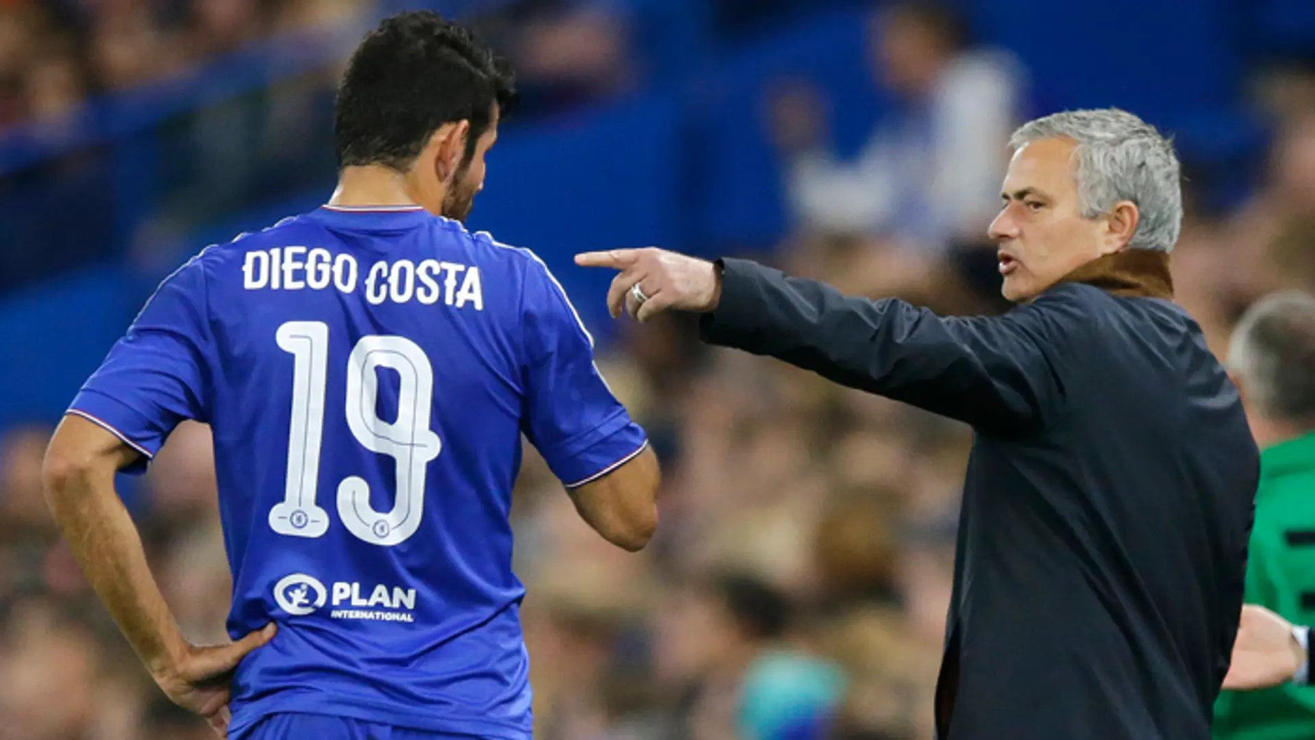 Diego Costa a Jose Mourinho.
