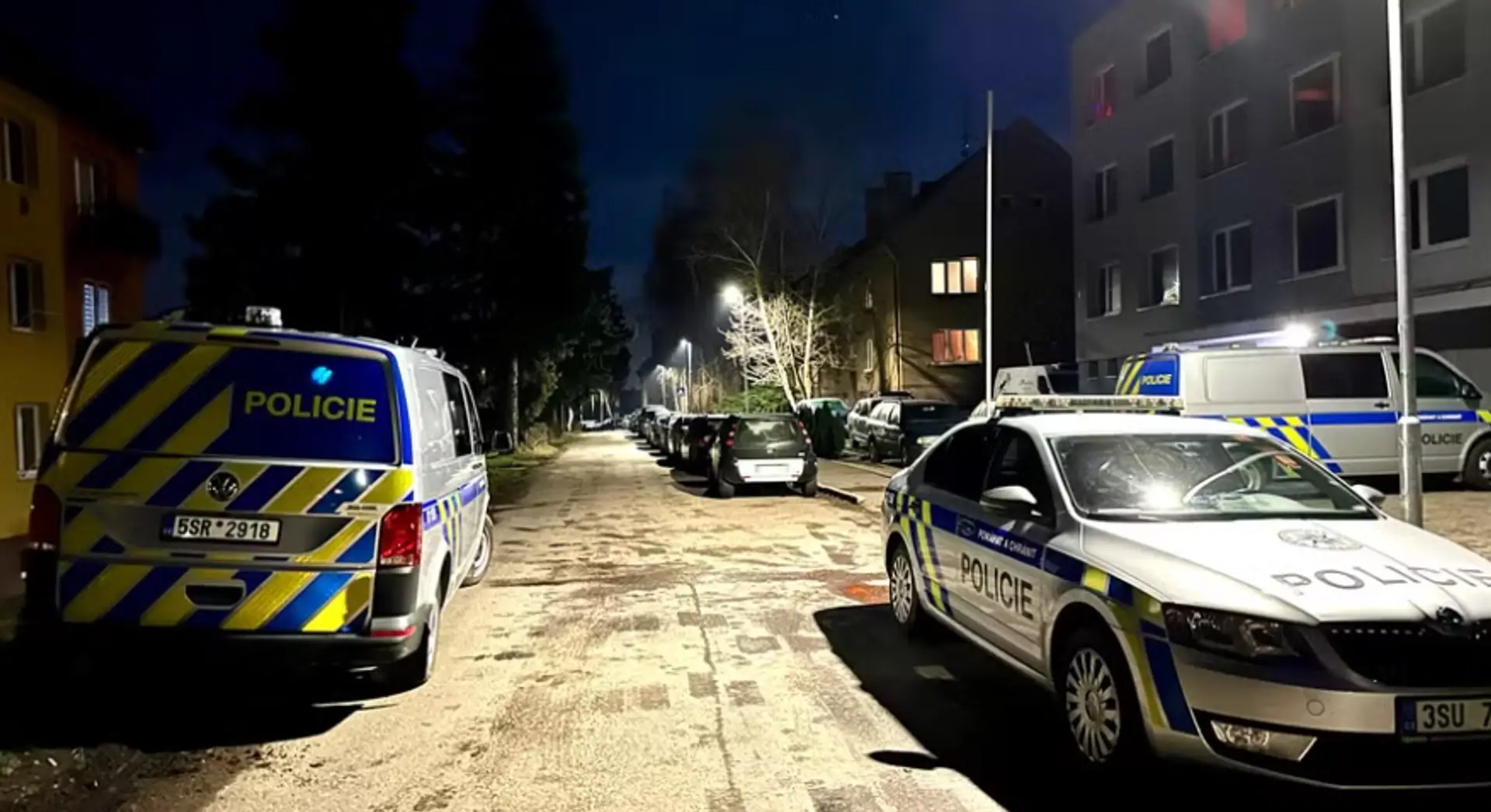 Polícia na mieste činu.