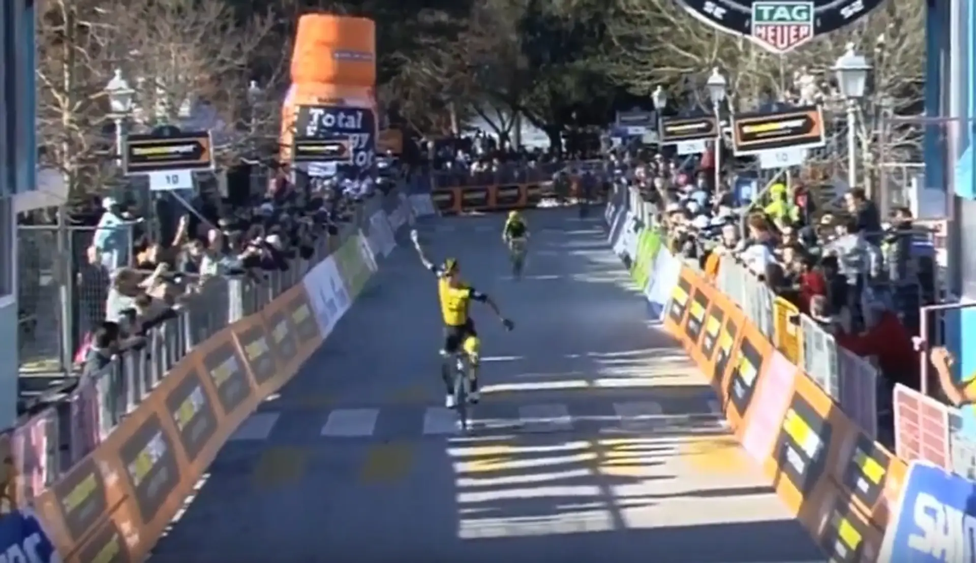 Primož Roglič vyhral 3. etapu na Tirreno Adriatico.