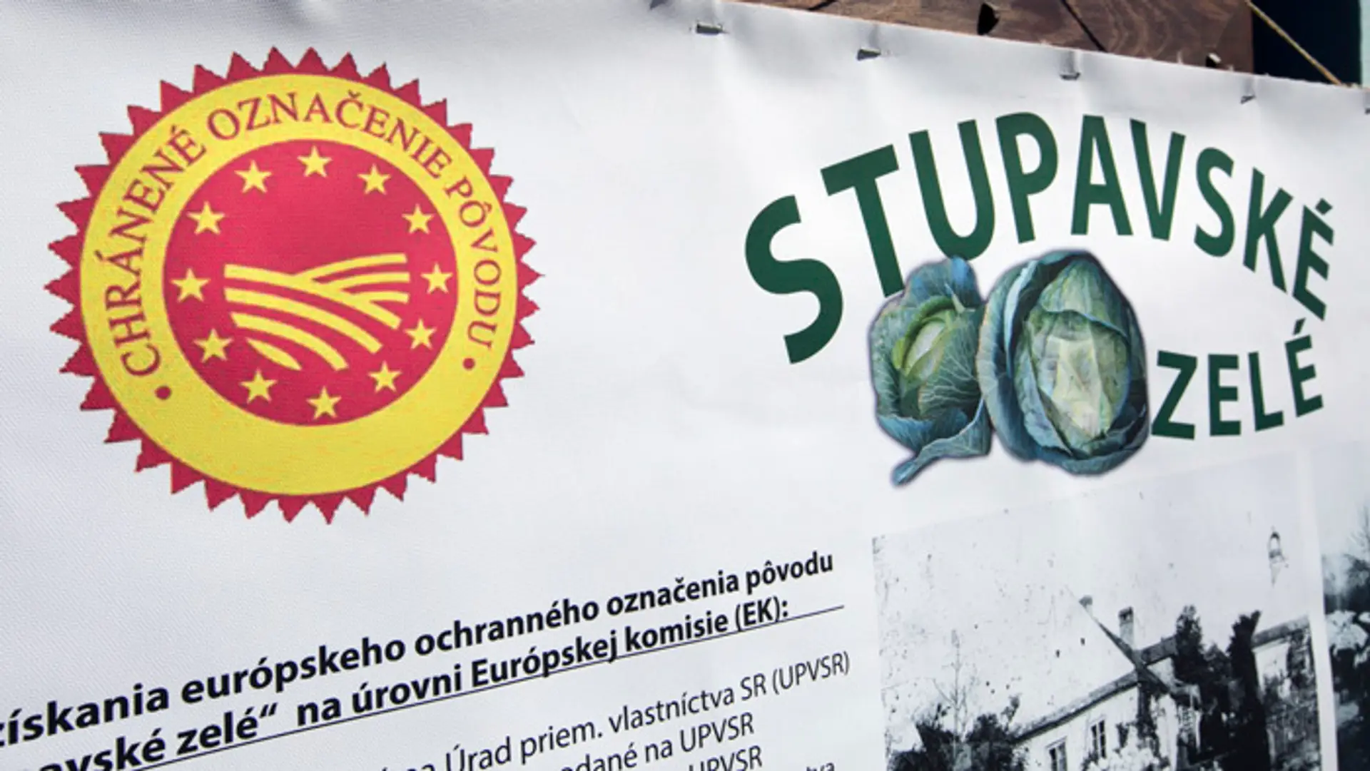 Logo chráneného označenia Stupavské zelé.