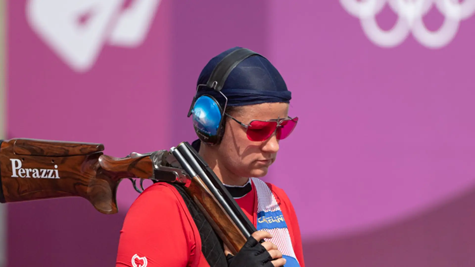 Slovenská reprezentantka v športovej streľbe Zuzana Rehák-Štefečeková. 