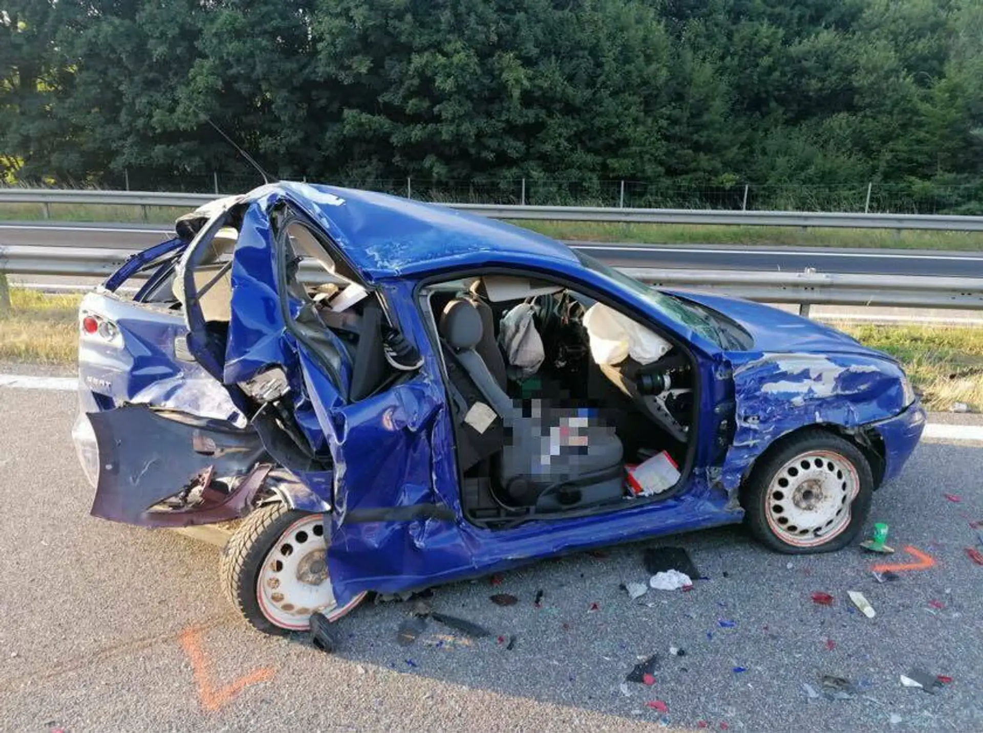Nehoda na R1 medzi Žiarom nad Hronom a Zvolenom.