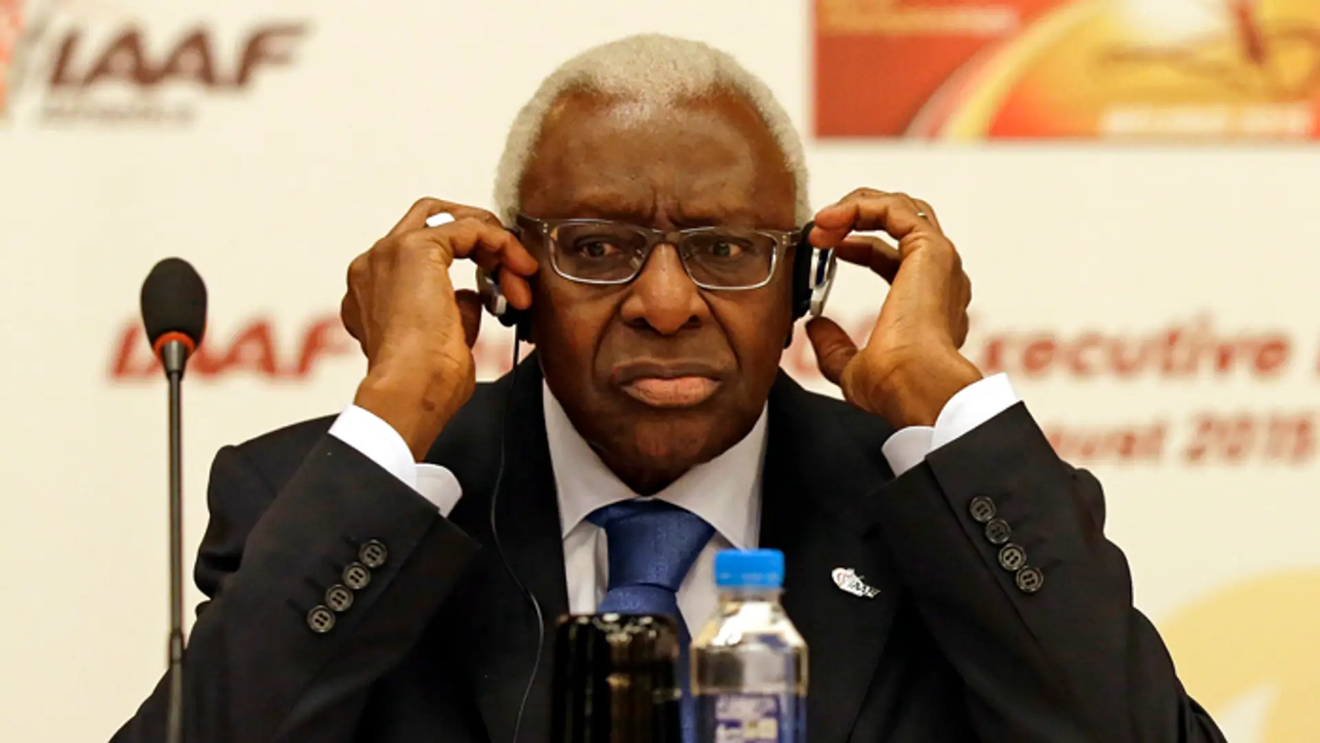 Prezident IAAF Lamine Diack na archívnej snímke.