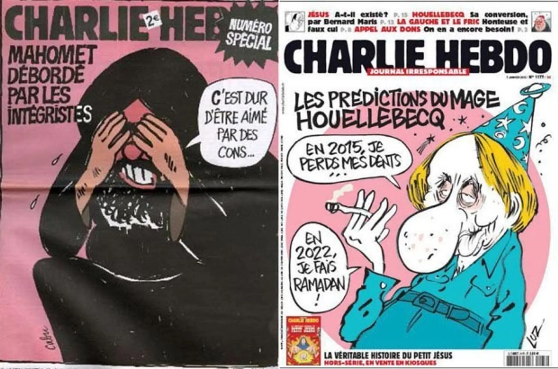 Charlie Hebdo, titulka.