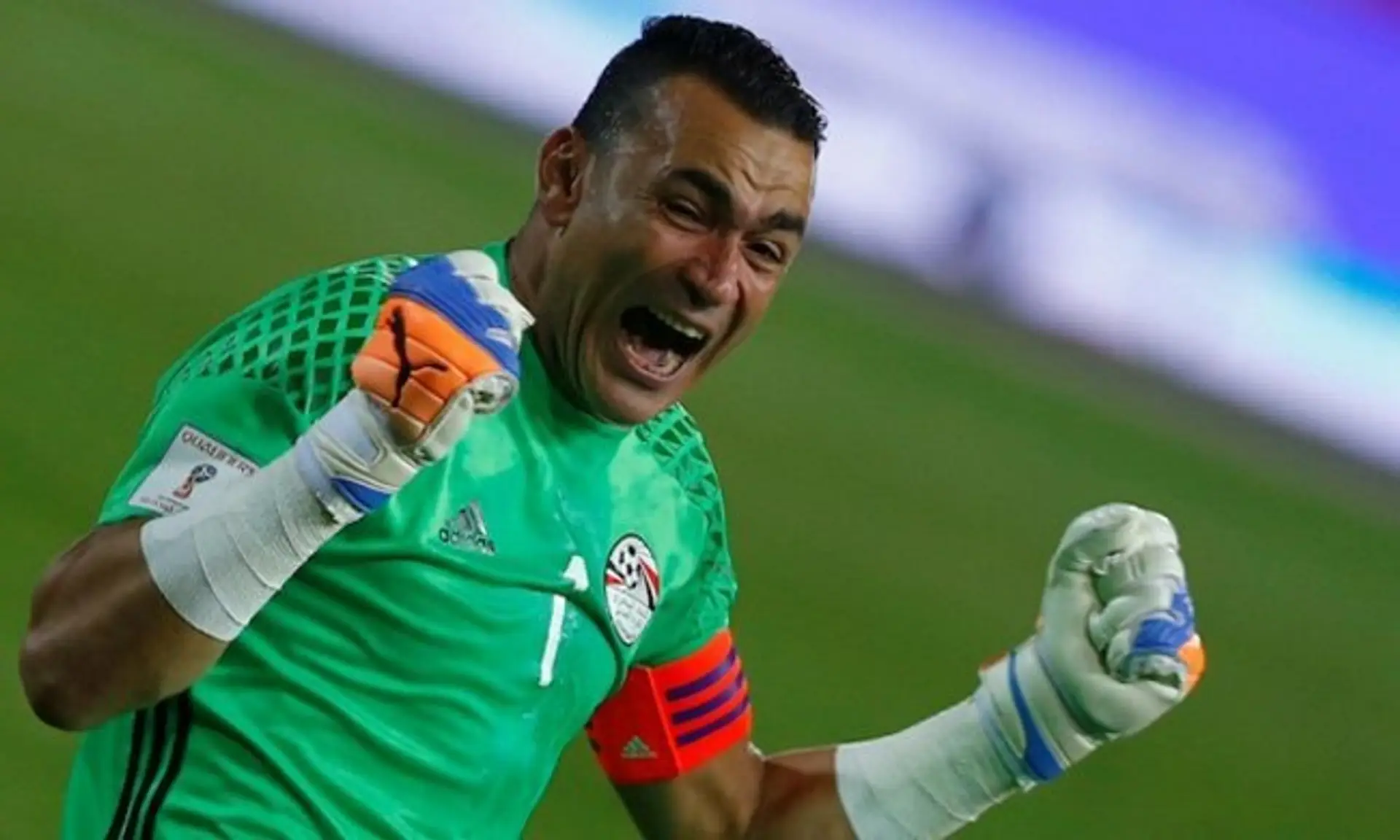 Brankár Egypta Essam El-Hadary.