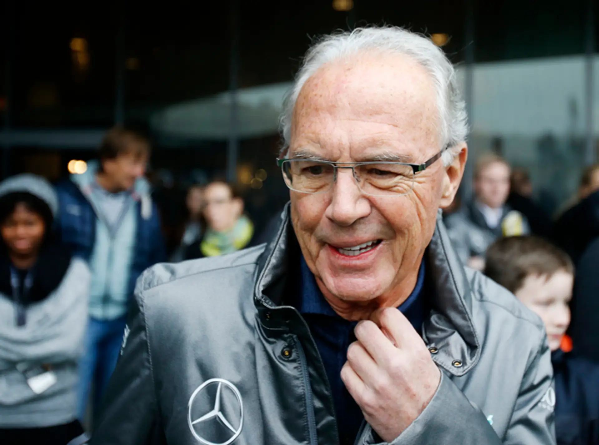 Nemecká futbalová legenda Franz Beckenbauer na archívnej snímke.