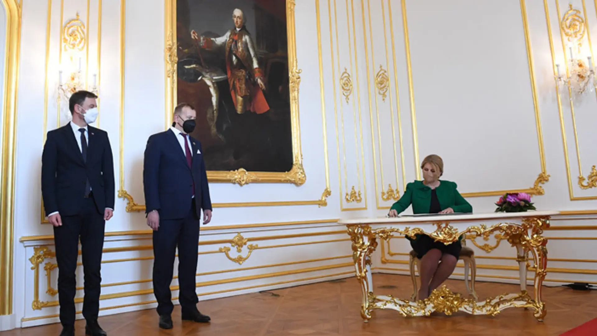 Prezidentka Zuzana Čaputová podpísal spriedovný  list k plánu obnovy.