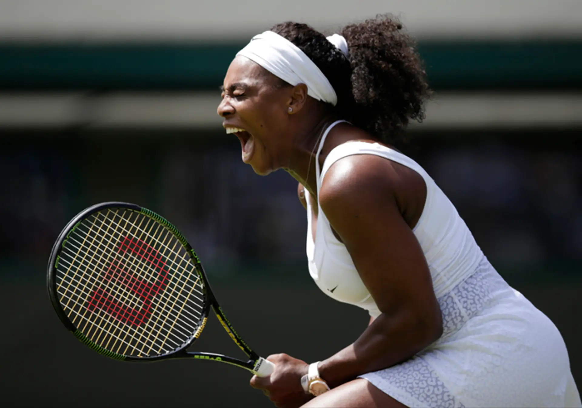 Serena Williamsová na Wimbledone.