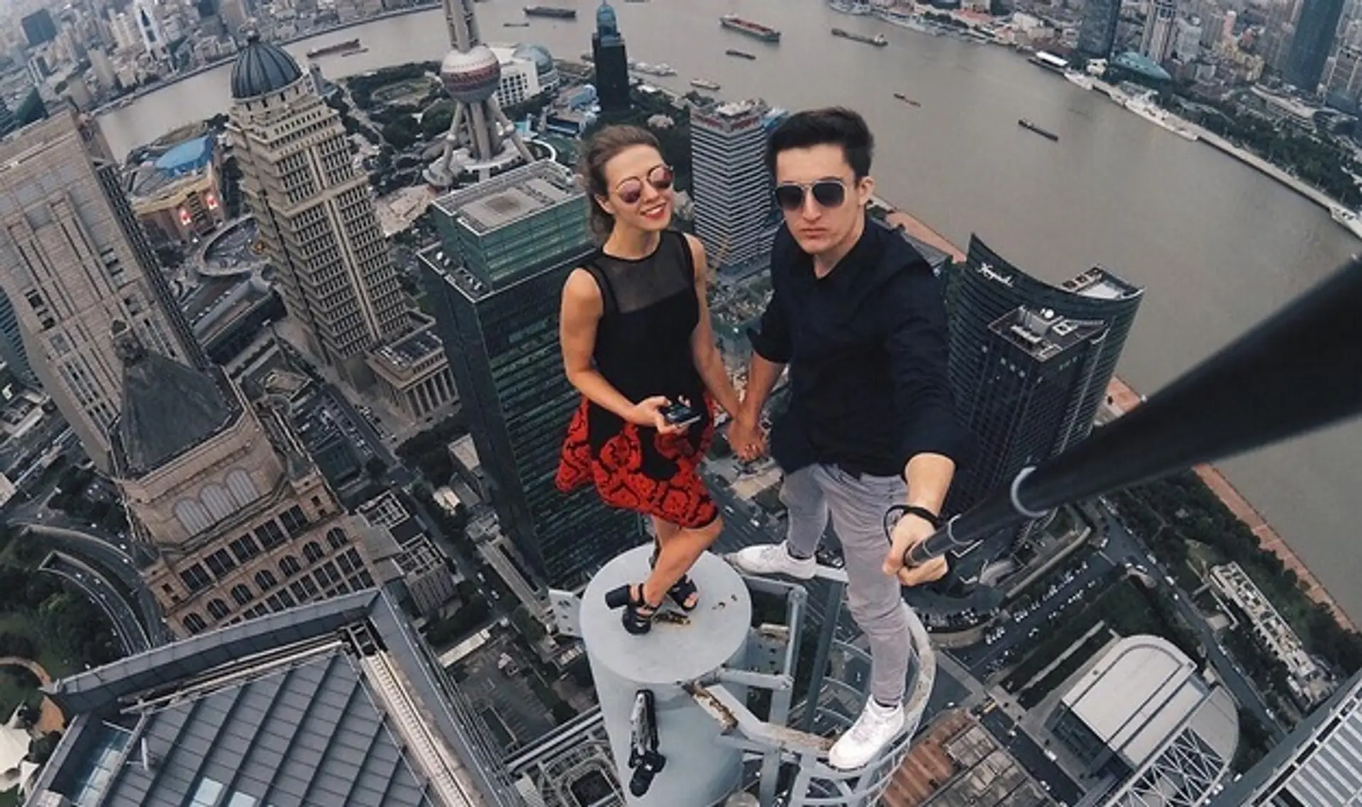 Riskantné selfie.