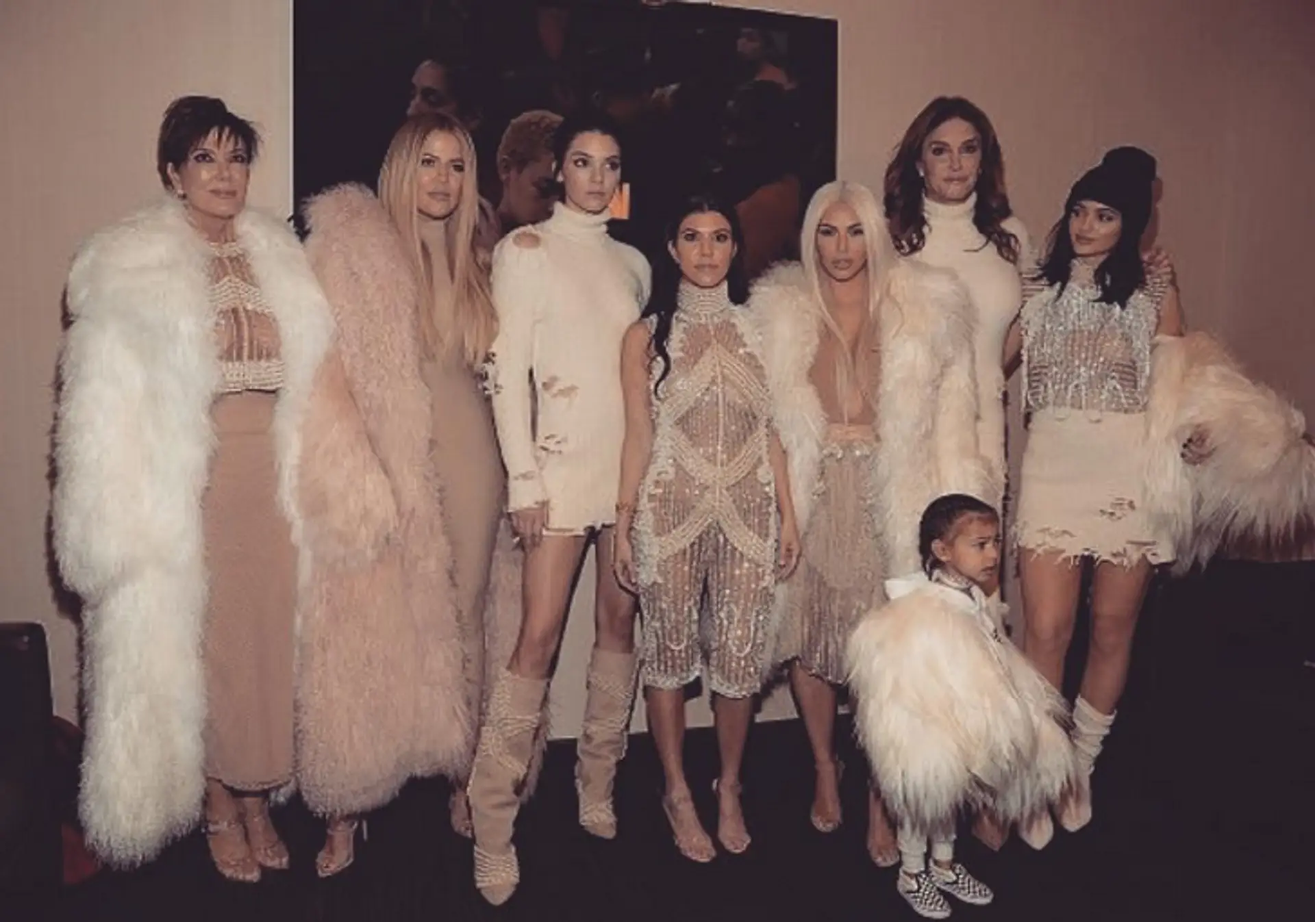 Kardashianky od najstaršej po najmladšiu. 