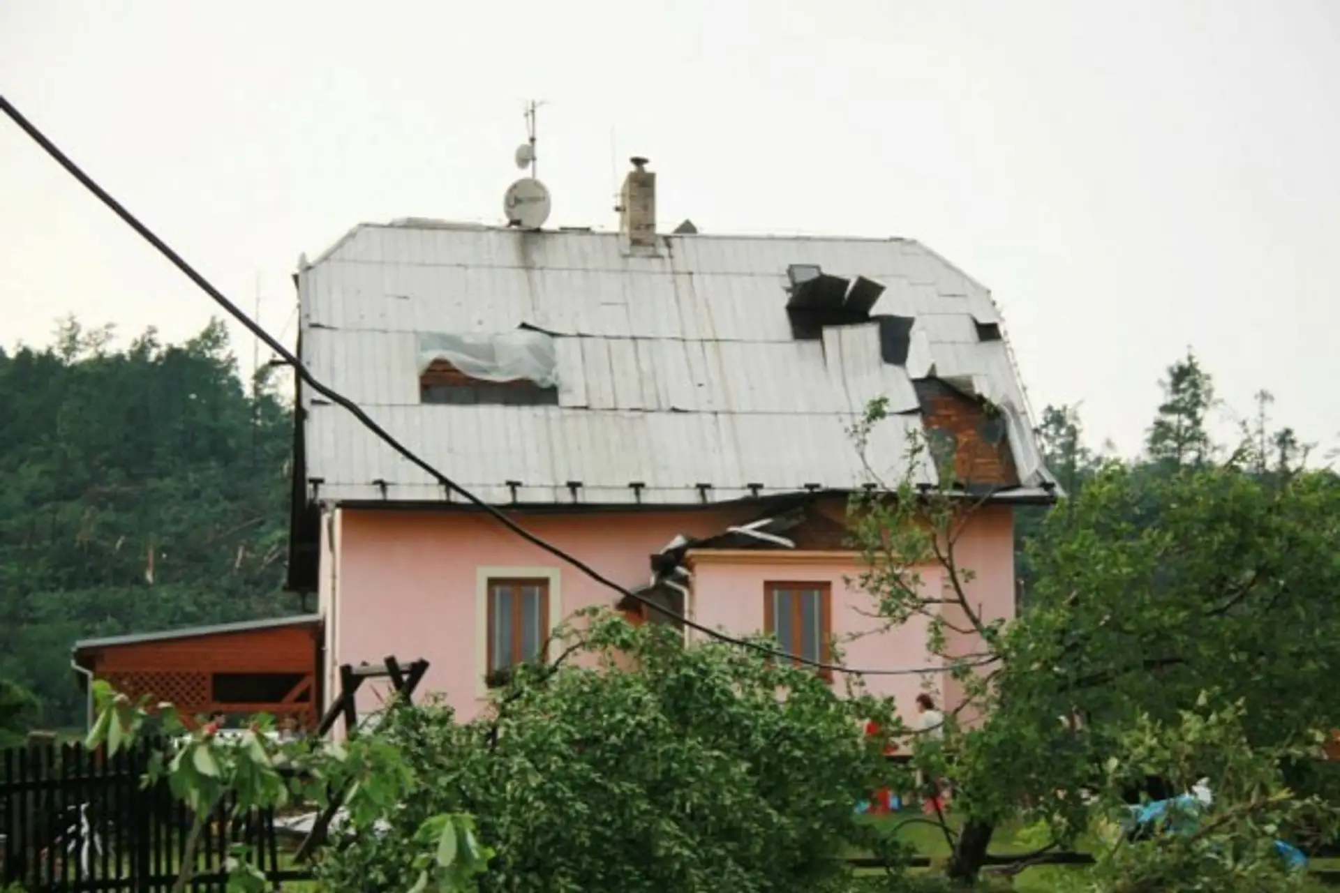 V českom Krnove vyčíňal prírodný živel