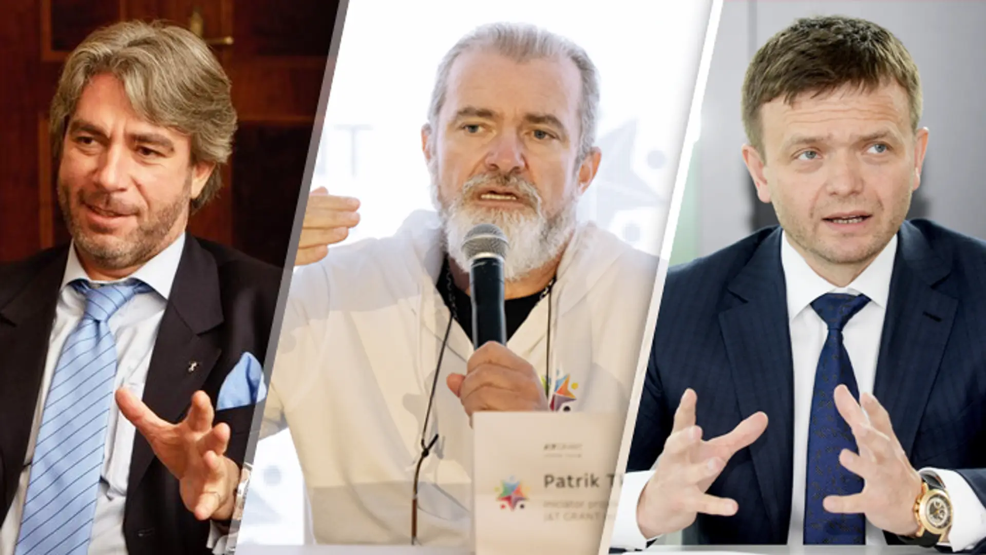 Tomáš Chrenek, Patrik Tkáč a Jaroslav Haščák