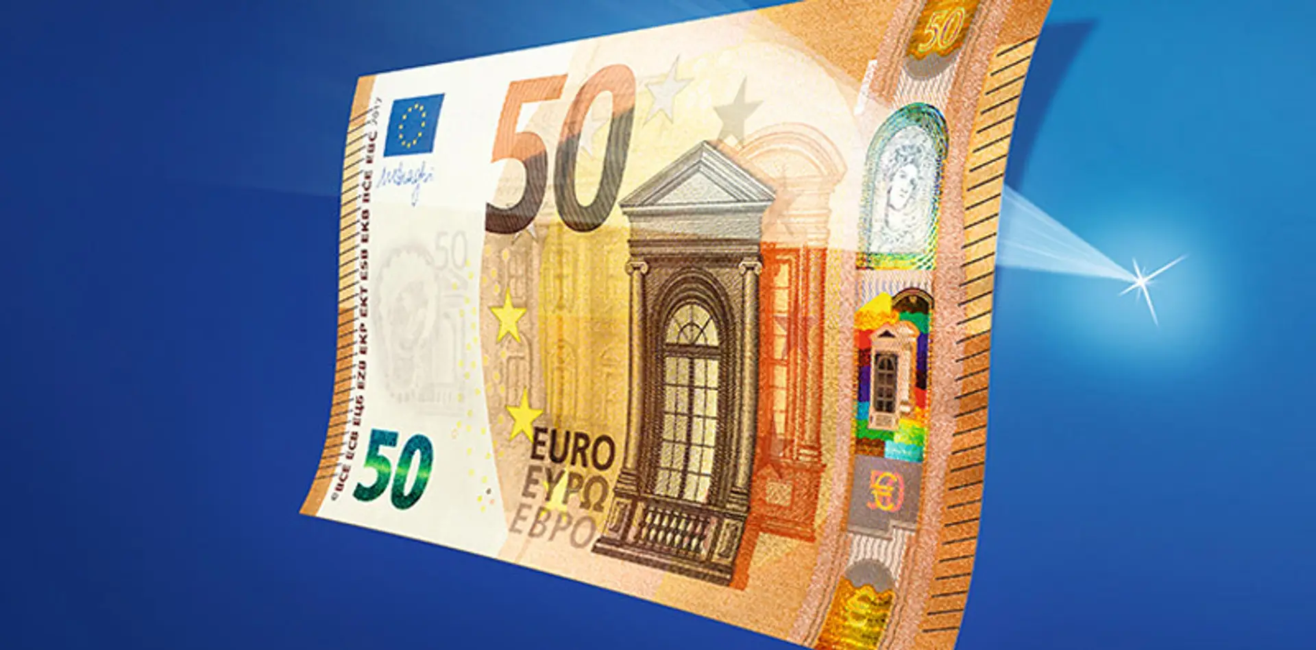 Nová 50-eurová bankovka.