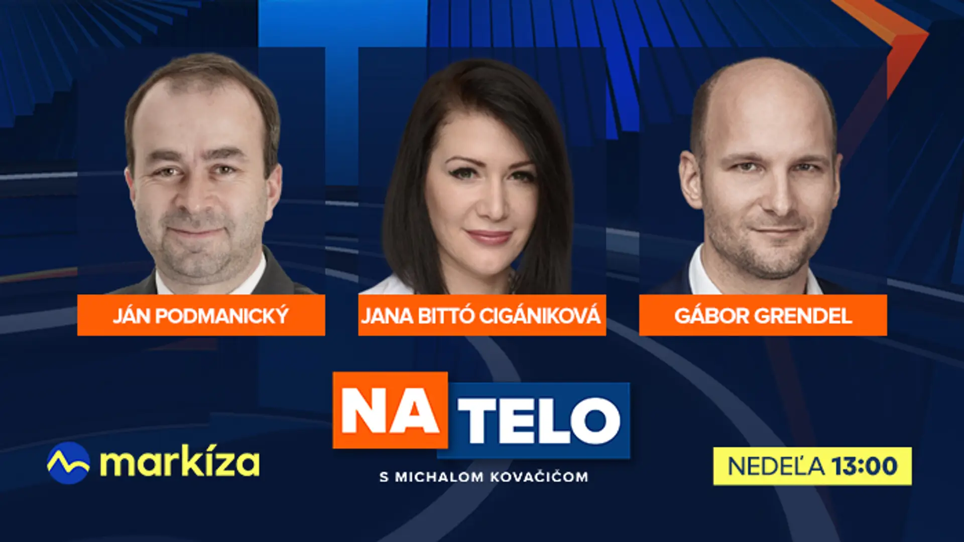 Ján Podmanický, Jana Bittó Cigániková a Gábor Grendel