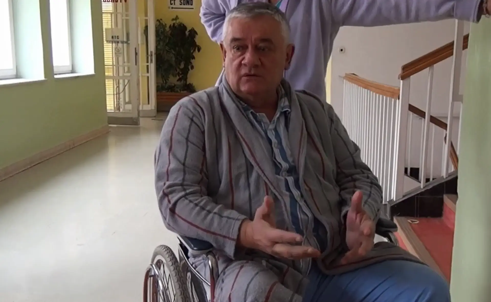 Ján Slota v nemocnici