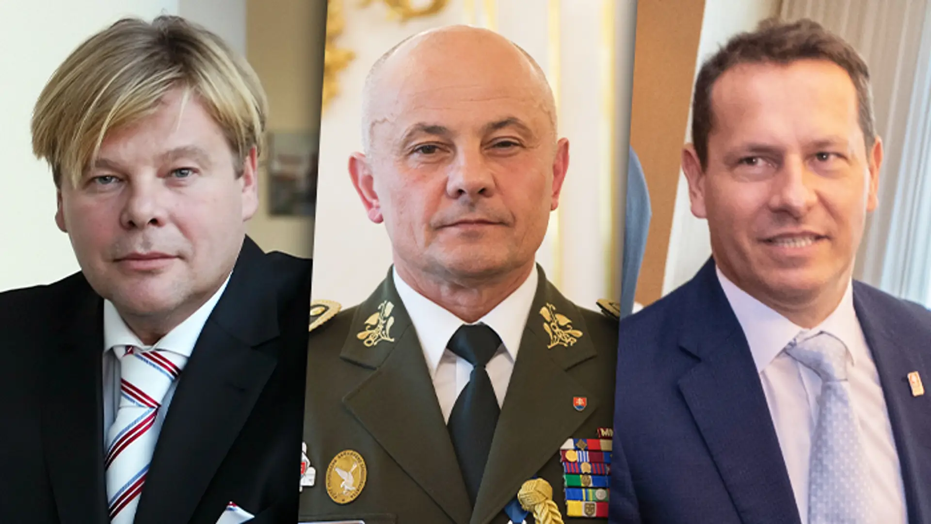 Na snímke Michal Gučík, Ján Balciar a Martin Kohút.