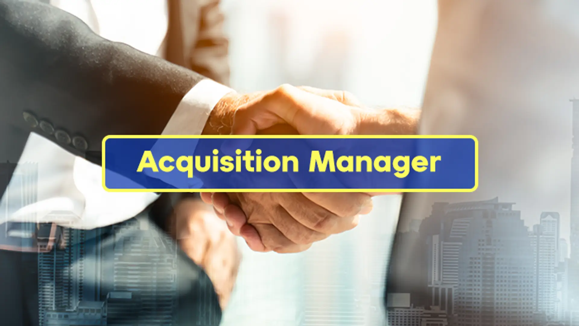 Acquisition Manager, Kariéra, Ponuky práce, 2023
