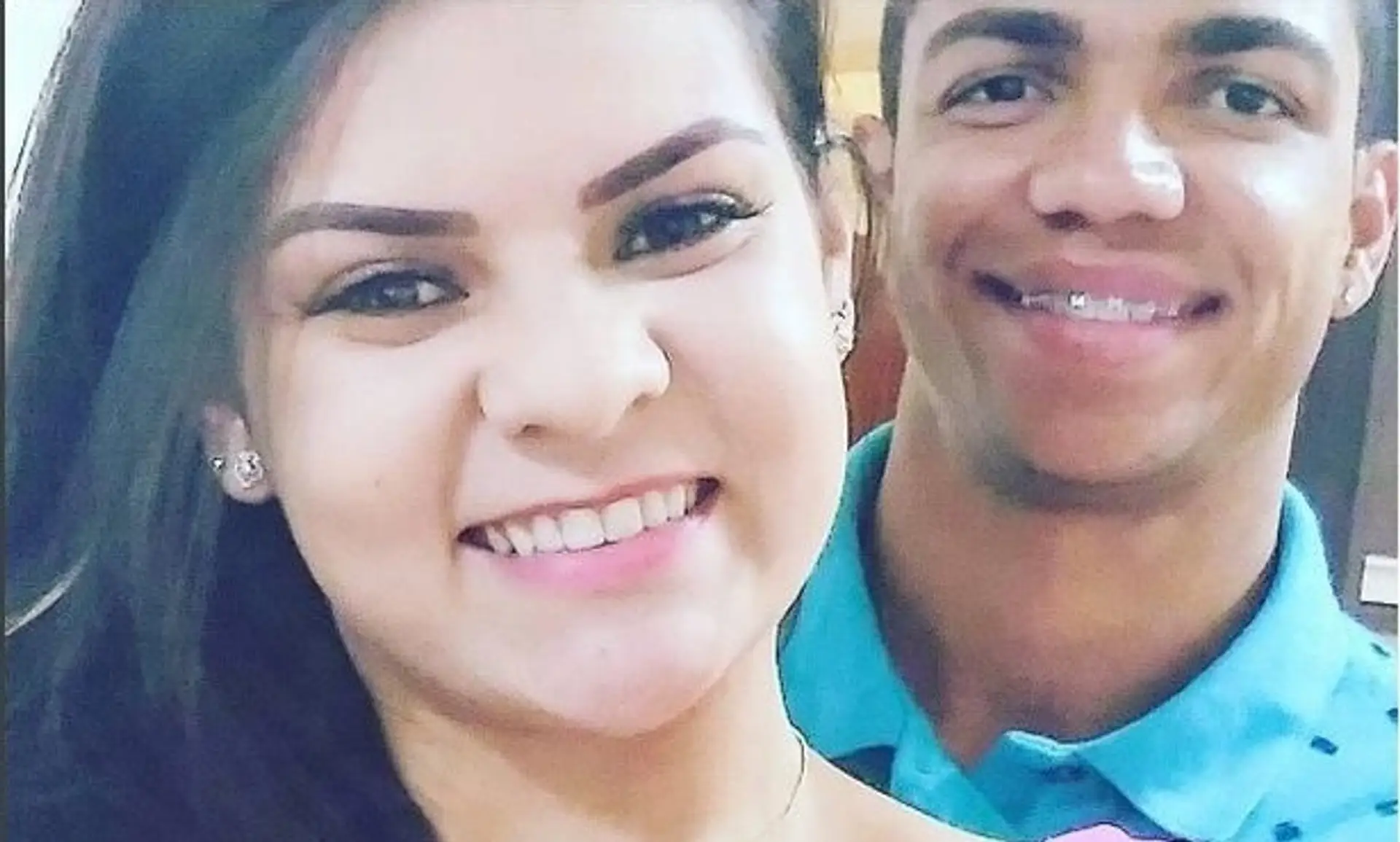 Tiago da Rocha Vieira s manželkou Graziele.