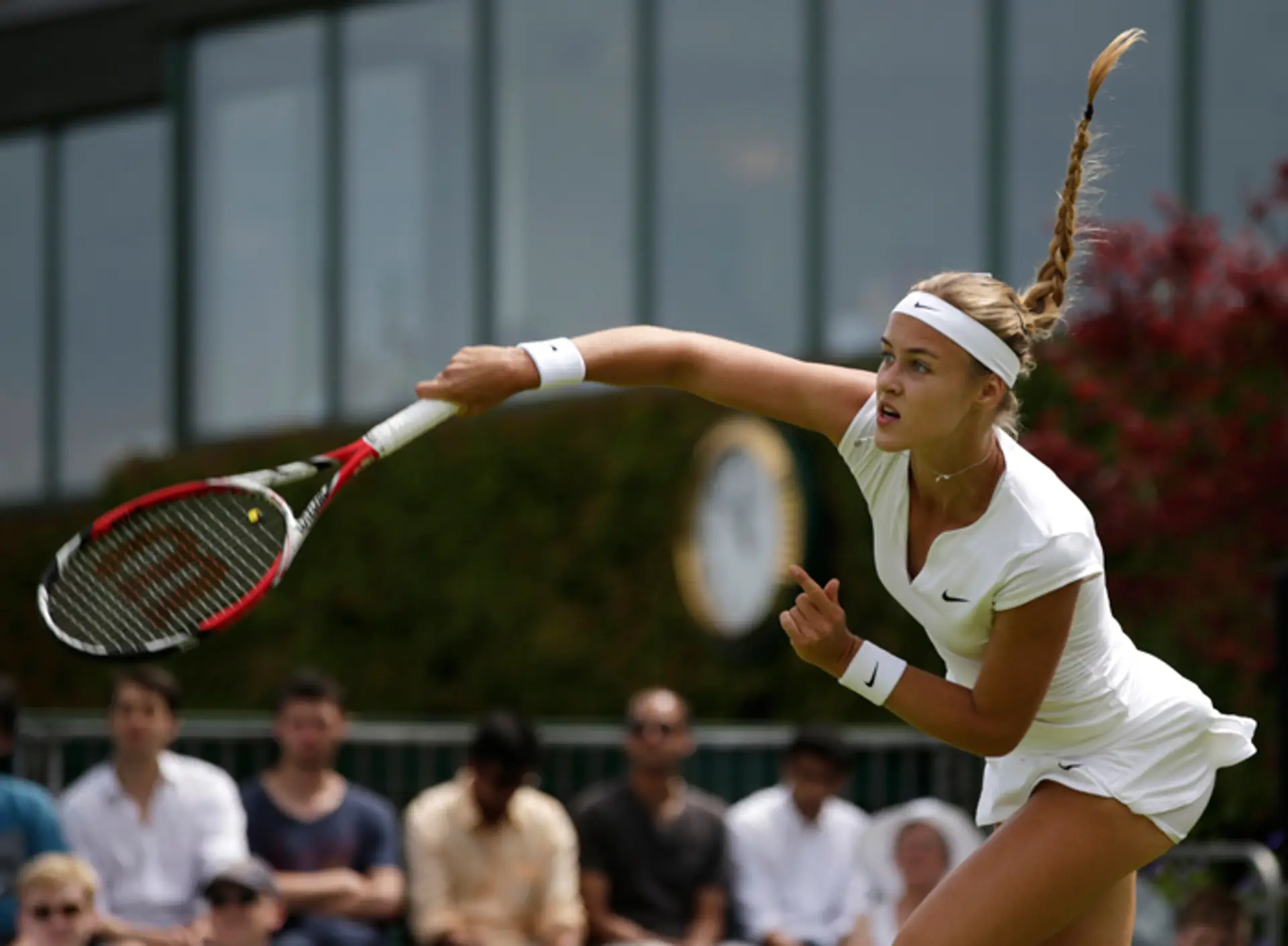 Anna Karolína Schmiedlová na Wimbledone.