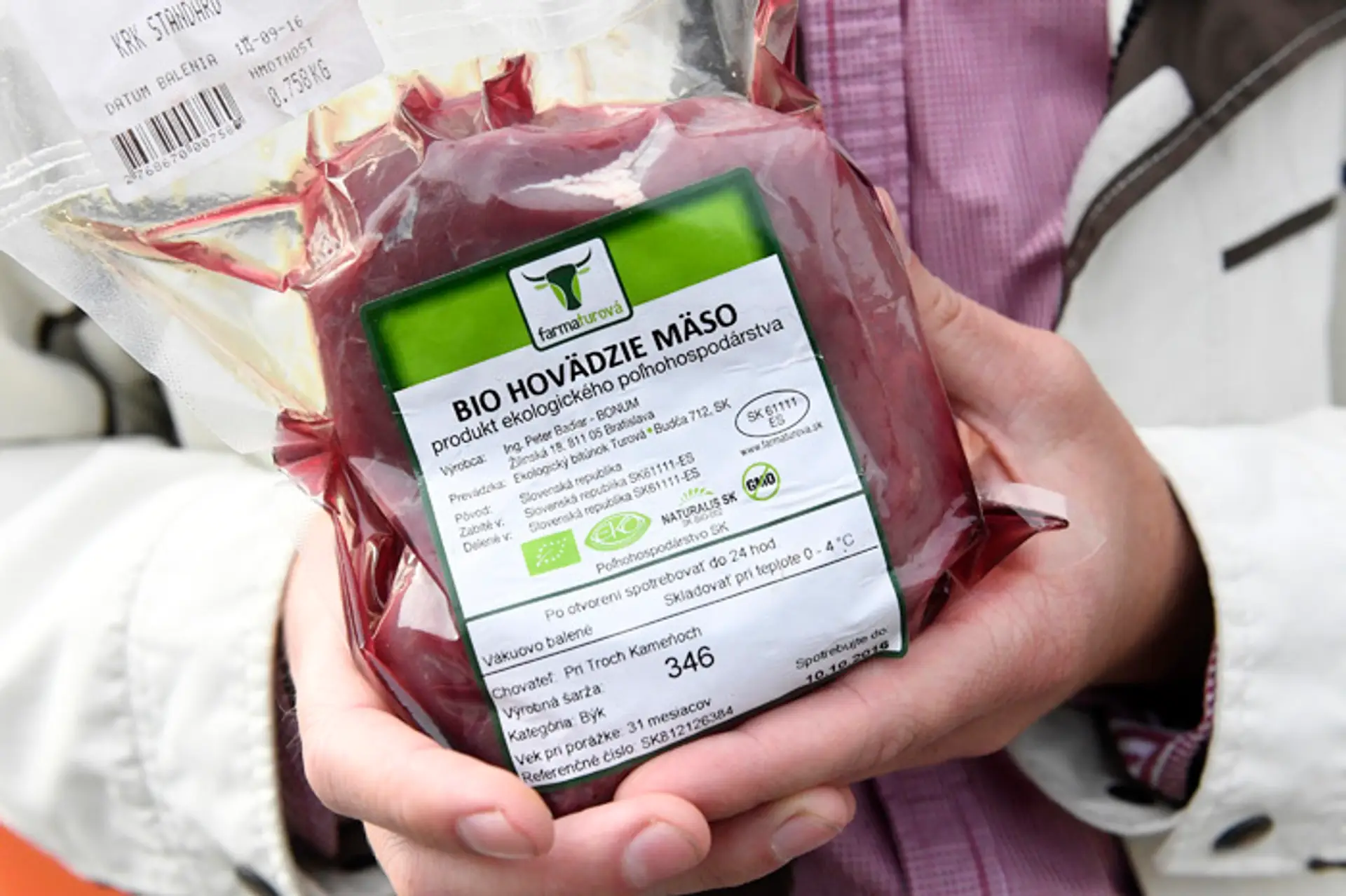 BIO hovädzie mäso z Farmy Turová sa stalo Slovenskou biopotravinou roka 2016.