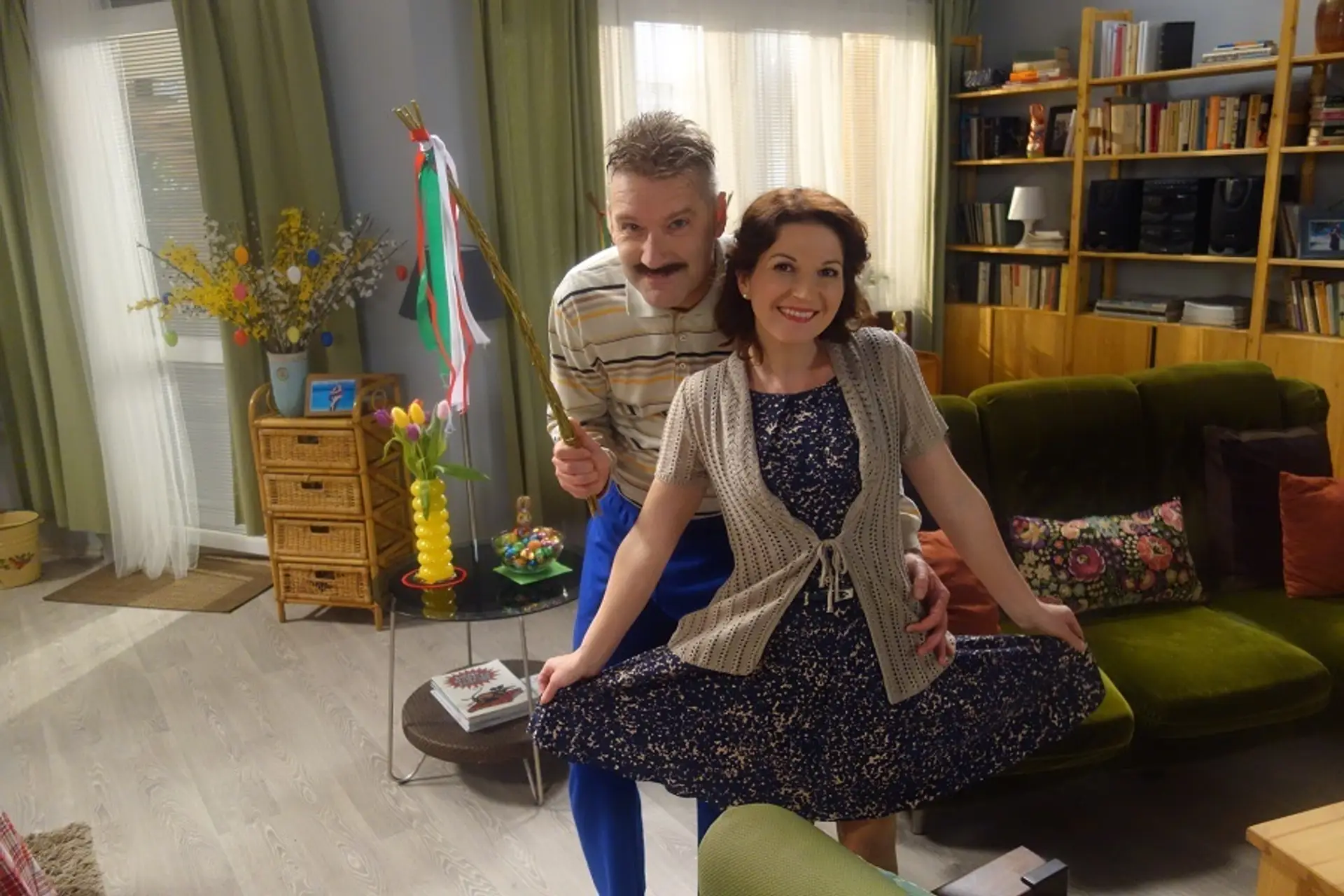 Takto nám veľkonočne zapózovali Viki s Andym