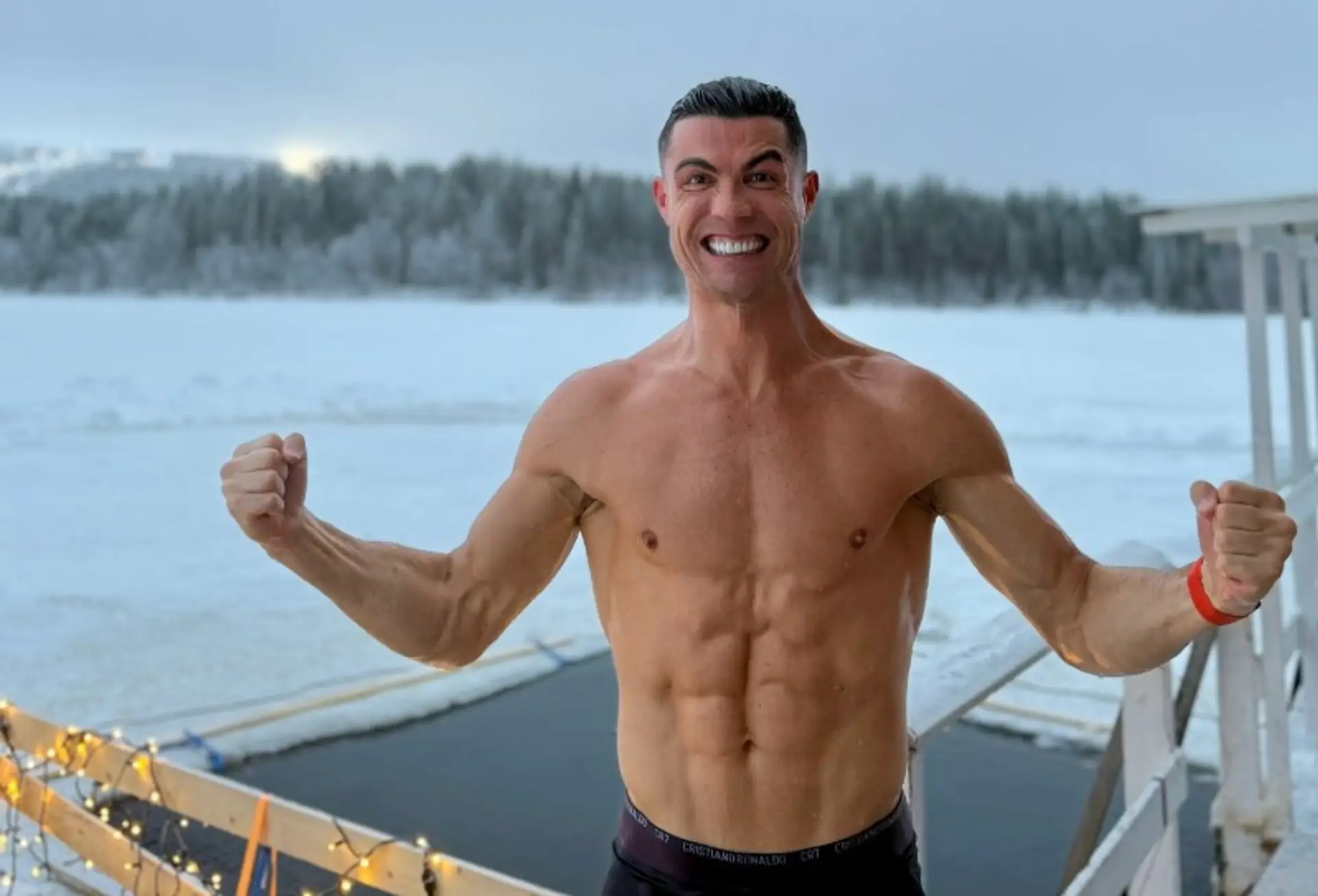 Cristiano Ronaldo na Vianoce