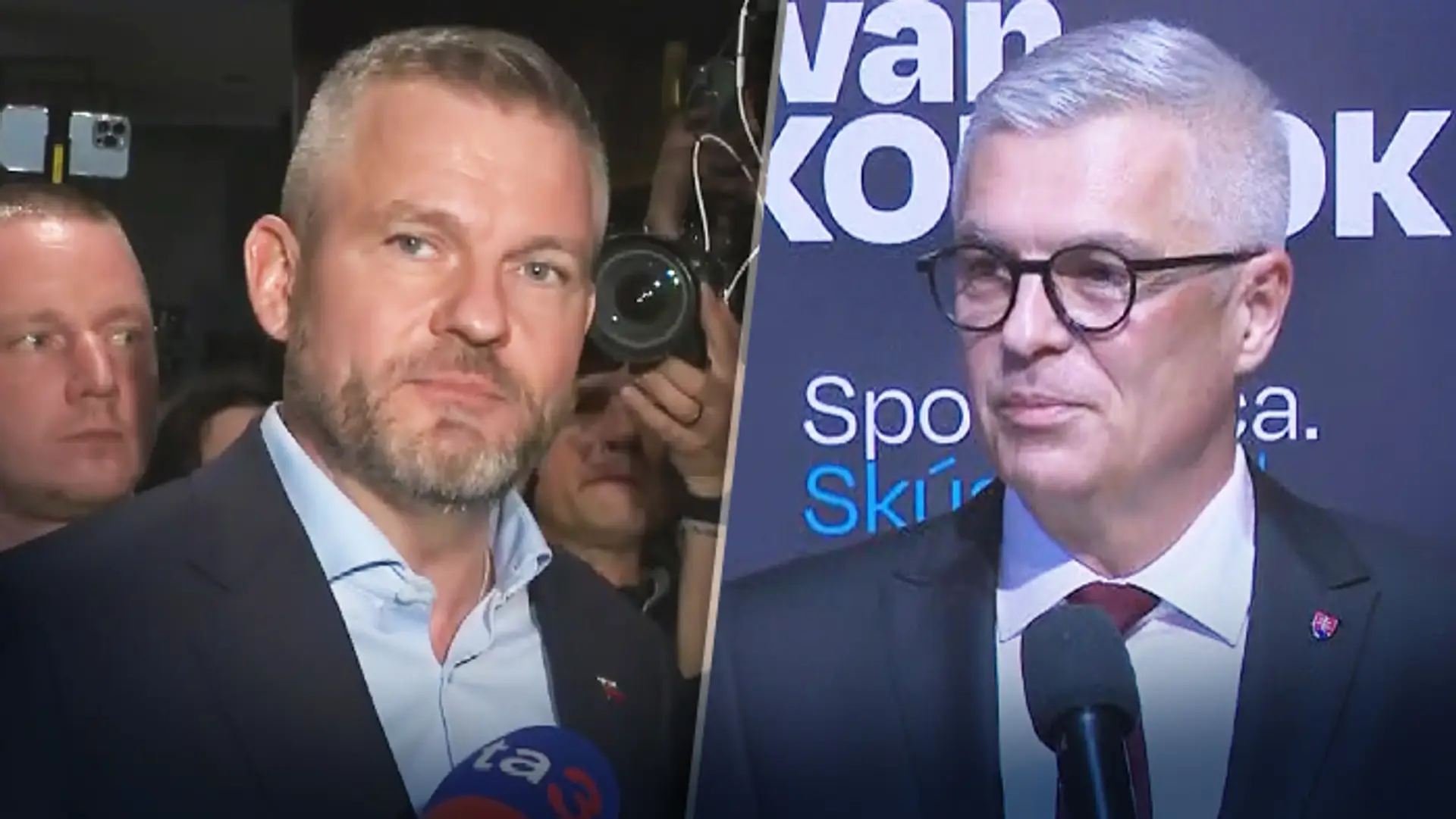 Príchod prezidentských kandidátov do volebných centrál