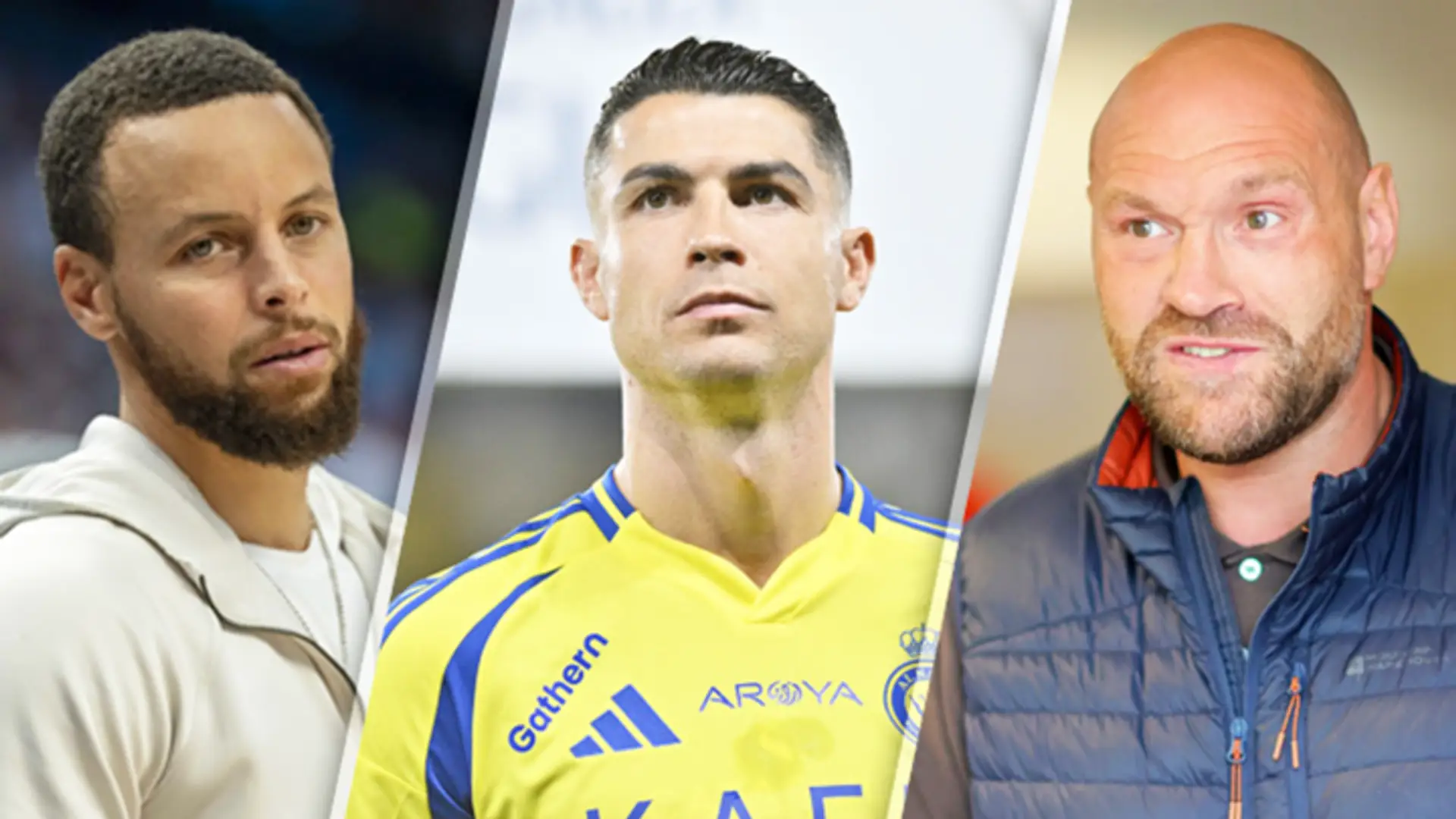 Stephen Curry, Cristiano Ronaldo a Tyson Fury