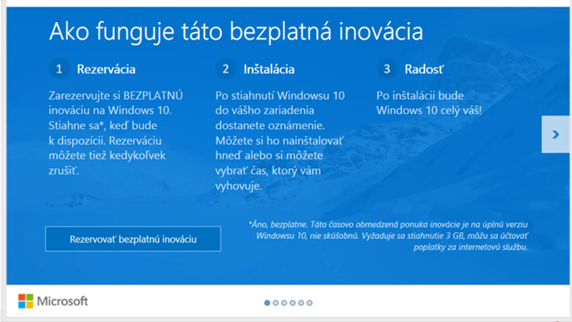Aktualizácia na Windows 10.