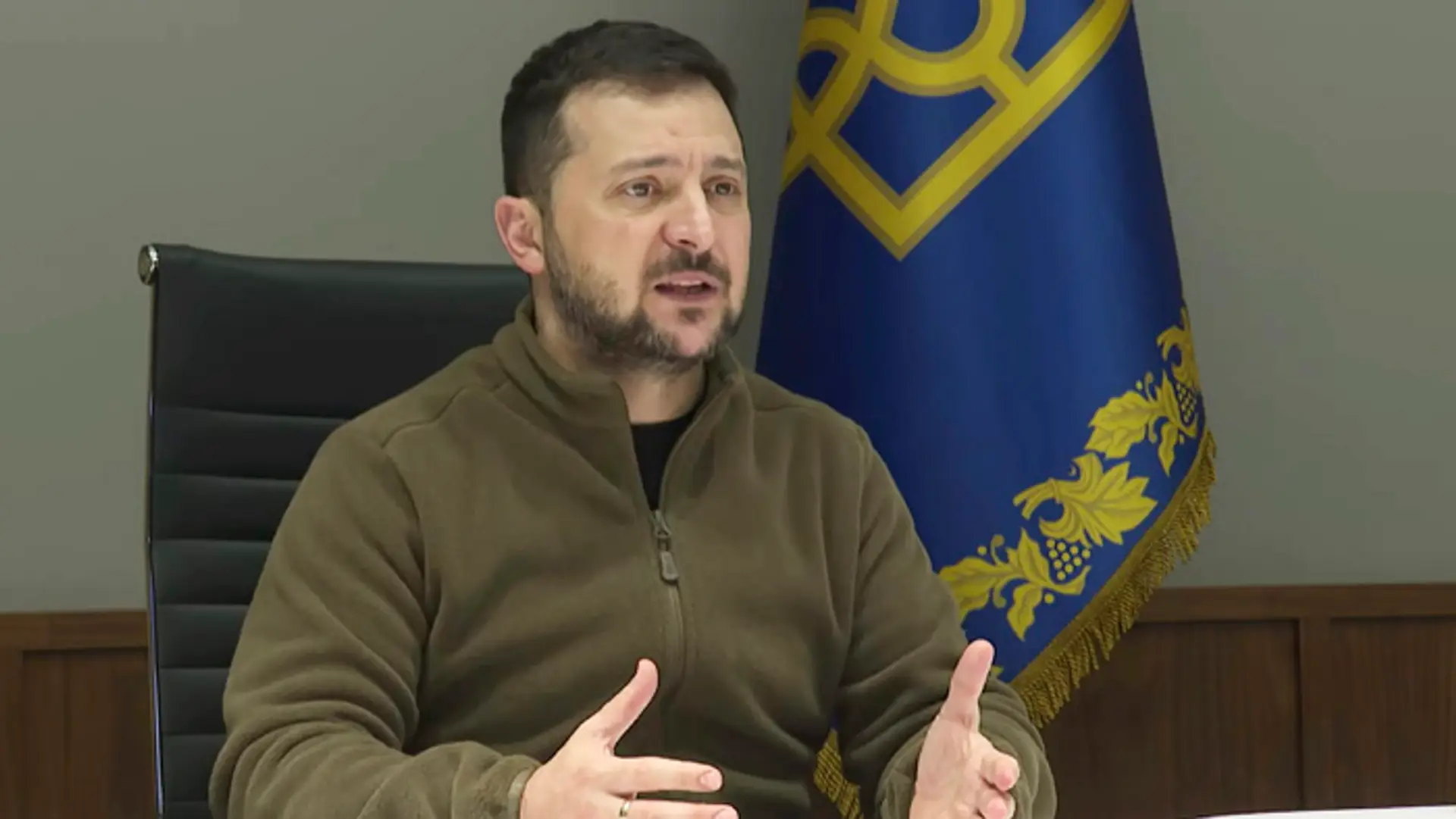 Ukrajinský prezident Volodymyr Zelenskyj.