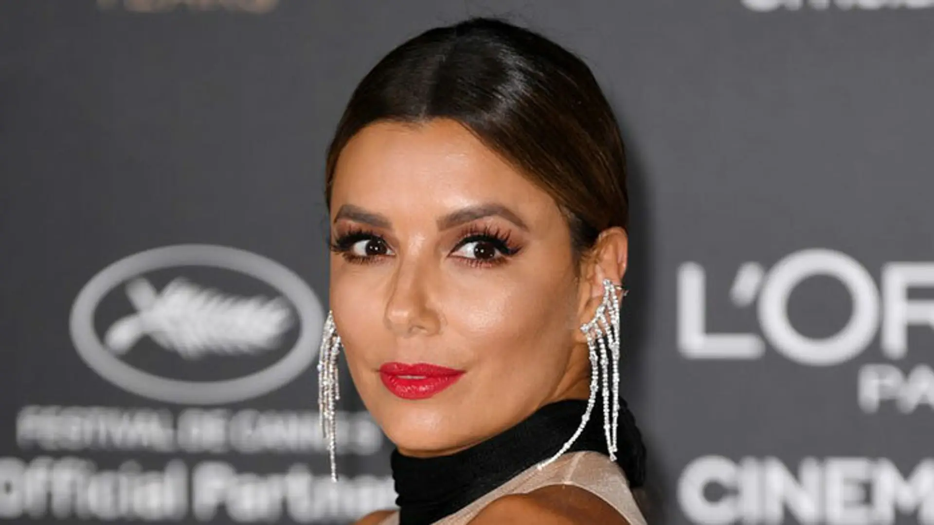 Eva Longoria na L’Oreal Cinema Club anniversary party v Cannes