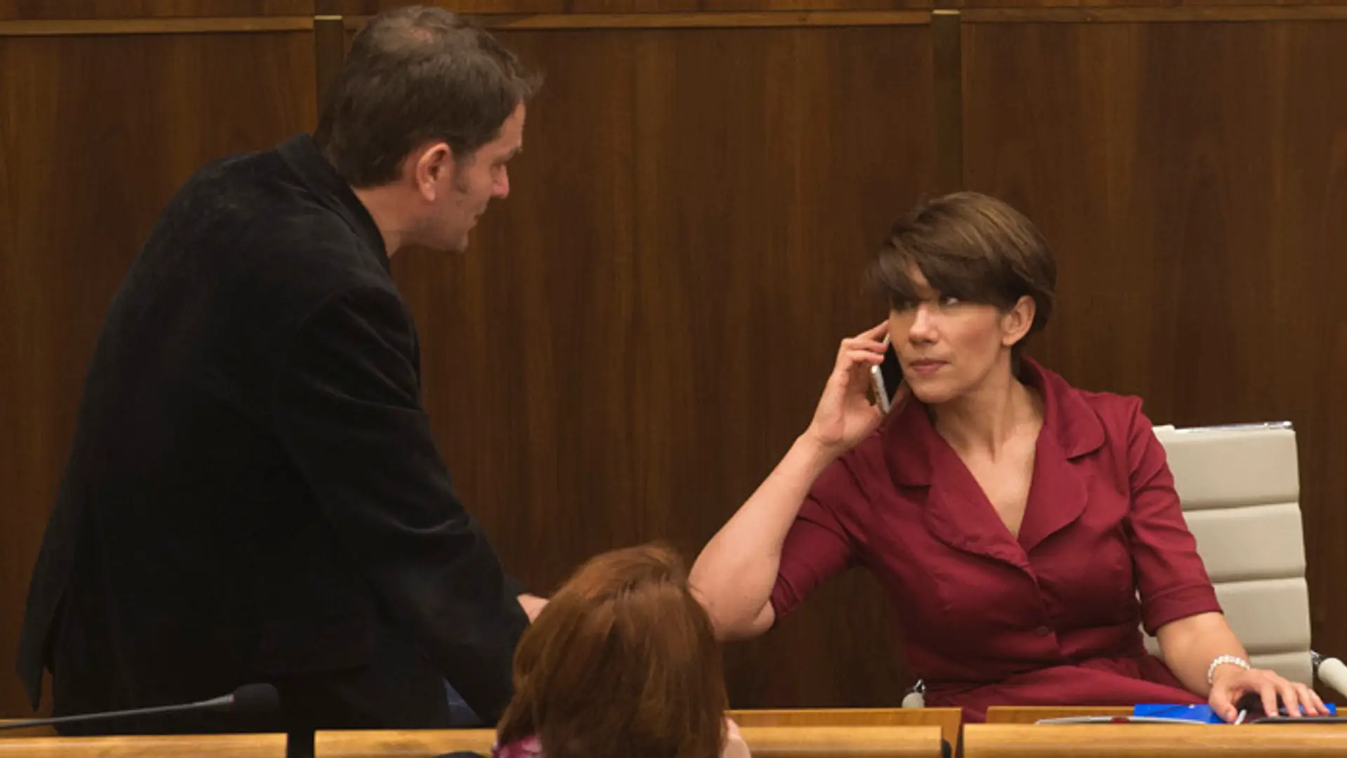 Igor Matovič (OĽaNO-NOVA)  a podpredsedníčka parlamentu Lucia Ďuriš Nicholsonová (SaS).