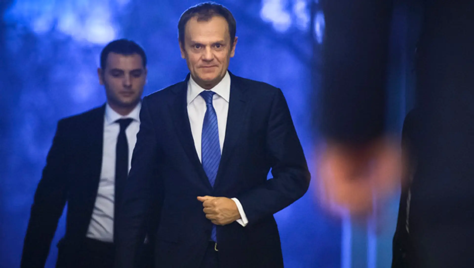 Predseda Európskej rady Donald Tusk.