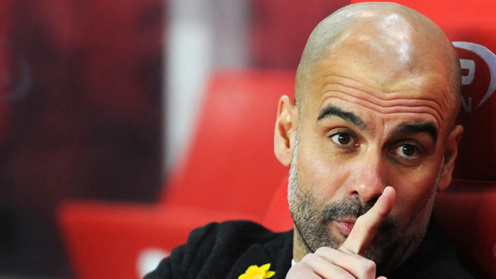 Tréner Manchesteru City Josep Guardiola.